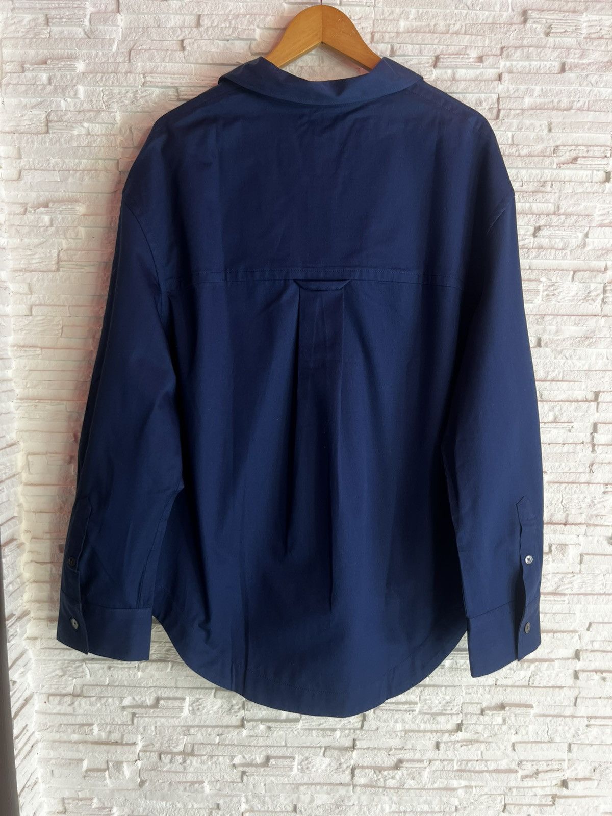 AMI Ami Oversized Cotton Shirt Dark Navy Pocket Unisex Size M Size US M / EU 48-50 / 2 - 3 Thumbnail