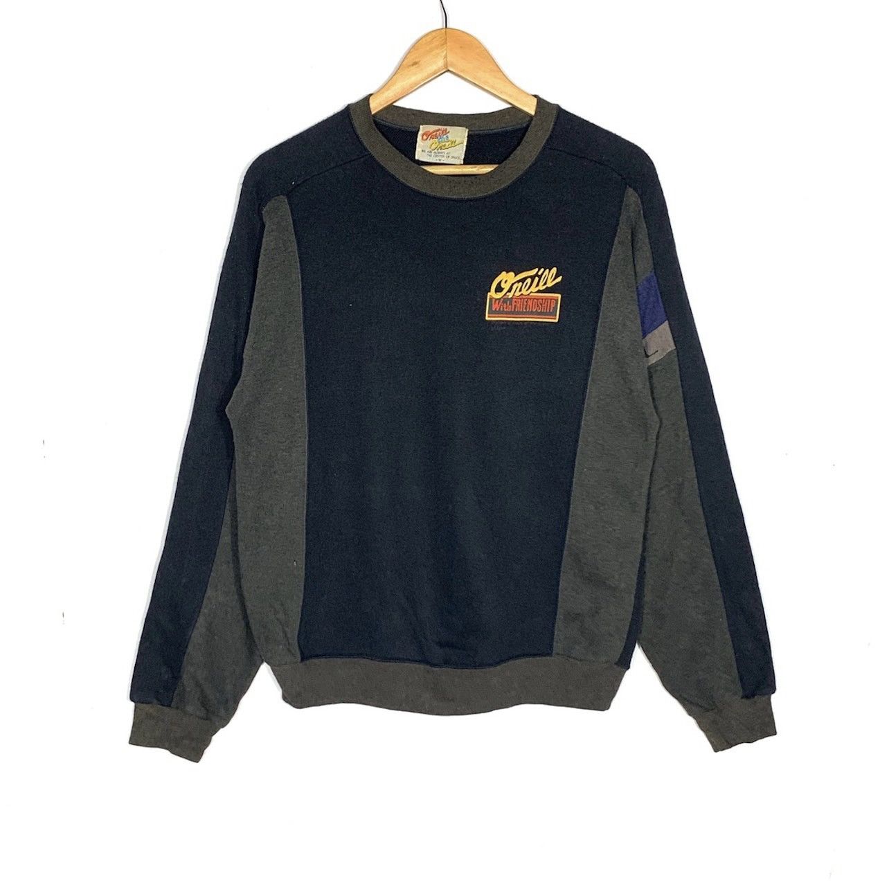 image of Oneill Sweatshirt Oneil Big Logo Nice Design in Grey, Men's (Size Medium)