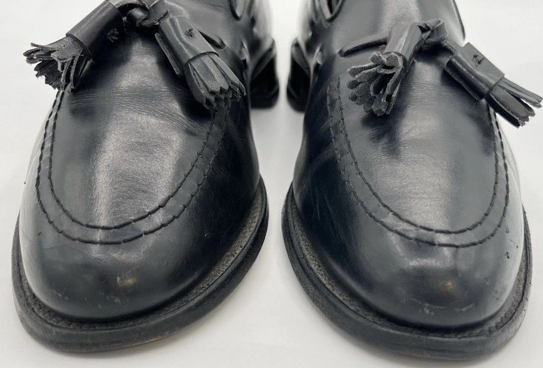 Allen Edmonds Allen Edmonds GRAYSON Black Leather Tassel Loafers Size 9AAA Size US 9 / EU 42 - 3 Thumbnail