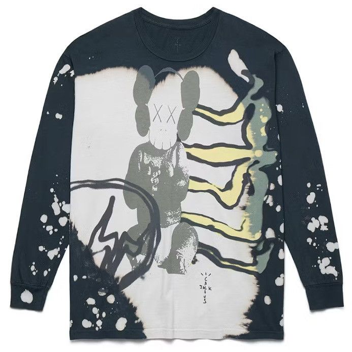 Fragment Design × Kaws × Travis Scott Travis Scott Cactus Jack + Kaws For Fragment L/S Tee Size US S / EU 44-46 / 1 - 4 Thumbnail