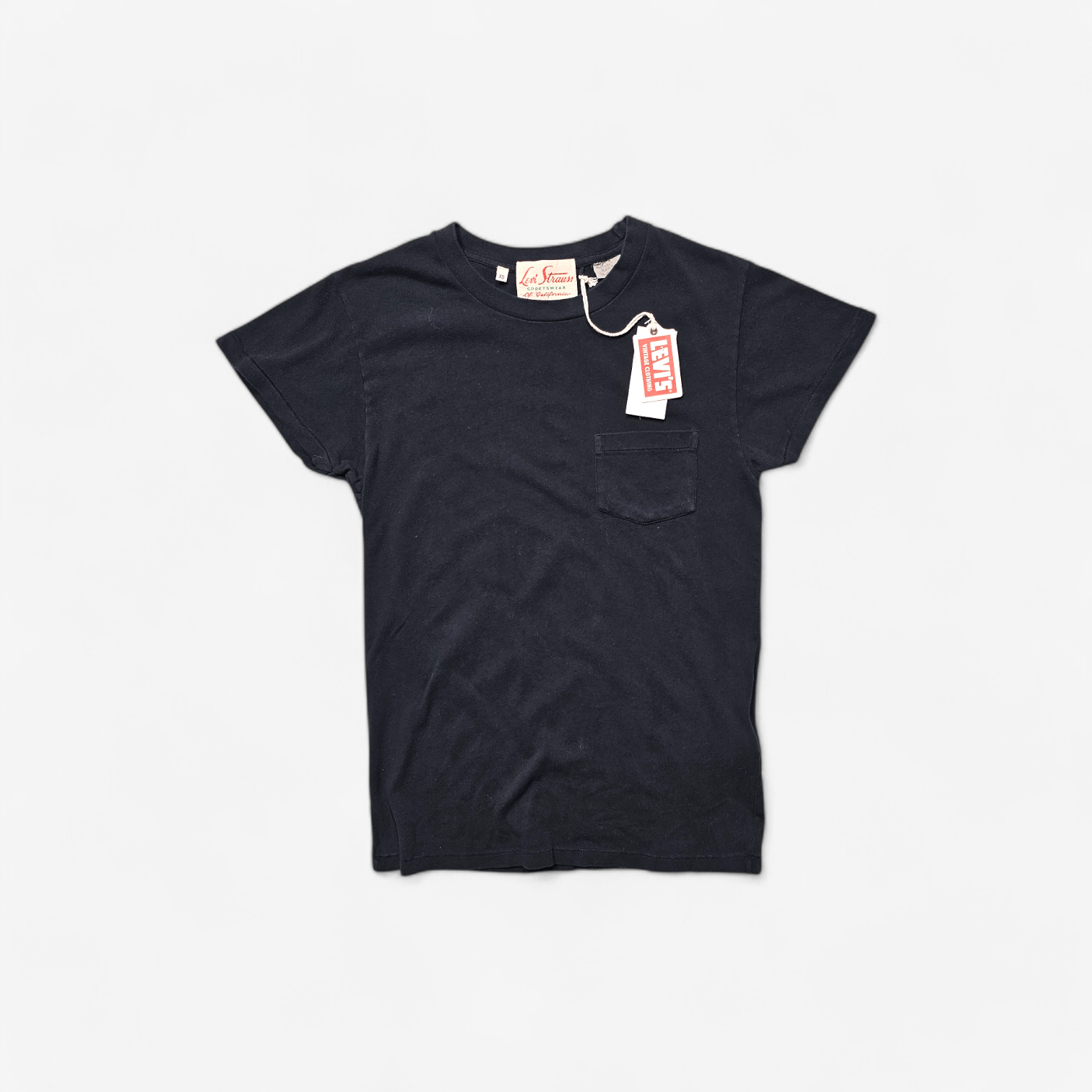 Levi's Vintage Clothing NWT LVC Levi's Vintage Clothing 1950s Sportswear Tee Black Size US XS / EU 42 / 0 - 1 Thumbnail