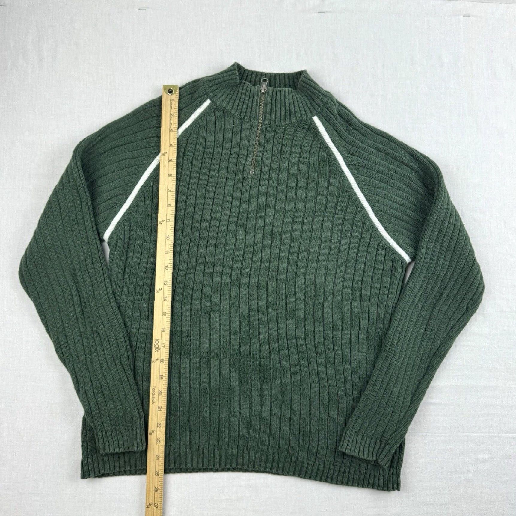 Route 66 VINTAGE Route 66 Sweater Adult Medium Pullover Collared Long Sleeve Green Casual Punk 90s Y2K Size US M / EU 48-50 / 2 - 4 Thumbnail