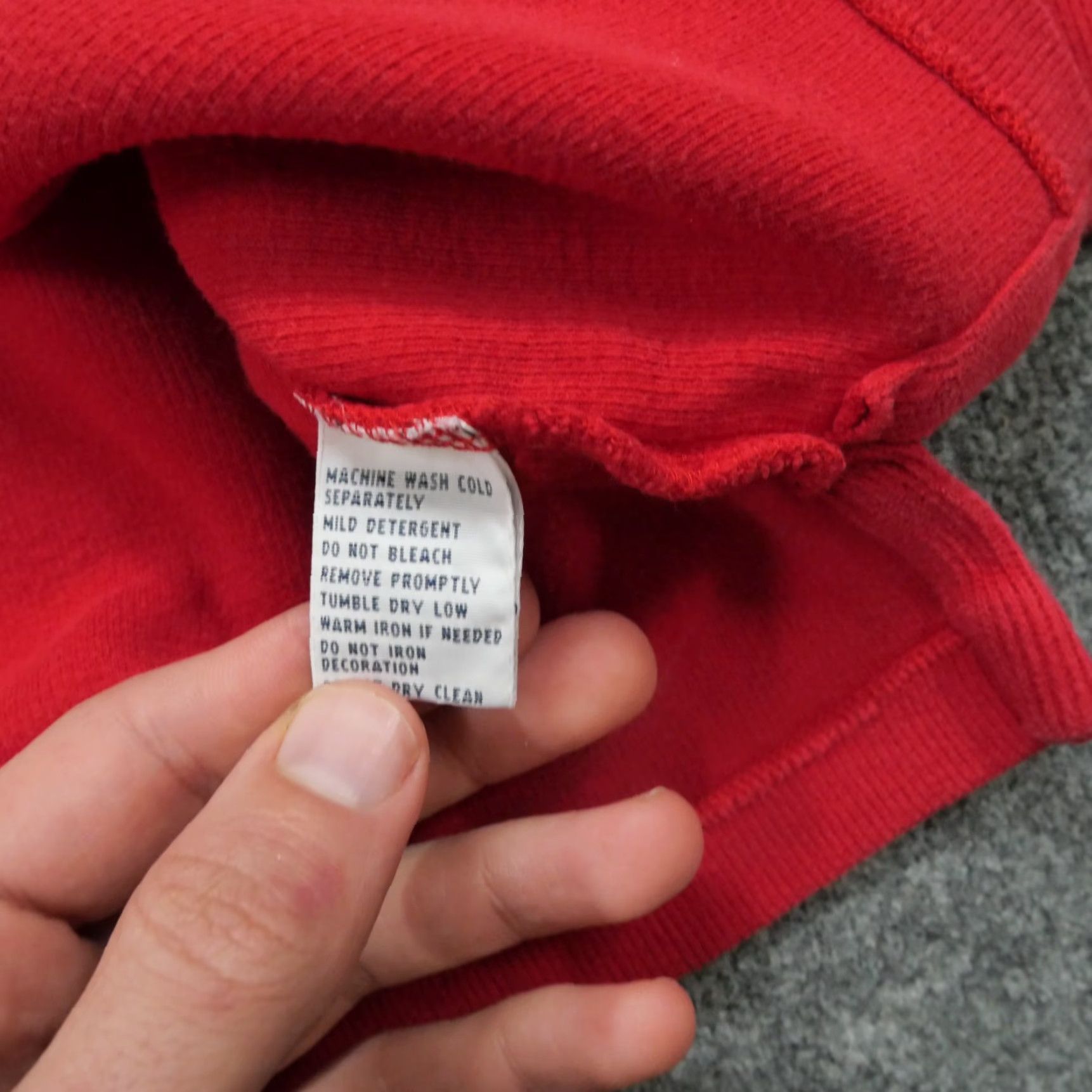 Ralph Lauren VINTAGE Ralph Lauren Sweater Mens XL Red Mock Neck Cotton Pullover Golf Pony Embroidered Size US XL / EU 56 / 4 - 7 Thumbnail