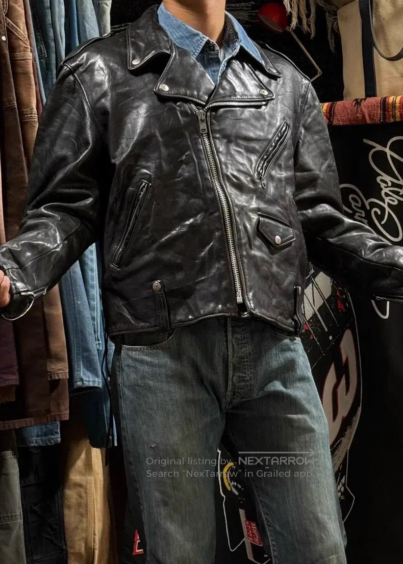 Schott Schott Motorcycle leather coat Size US XS / EU 42 / 0 - 2 Thumbnail