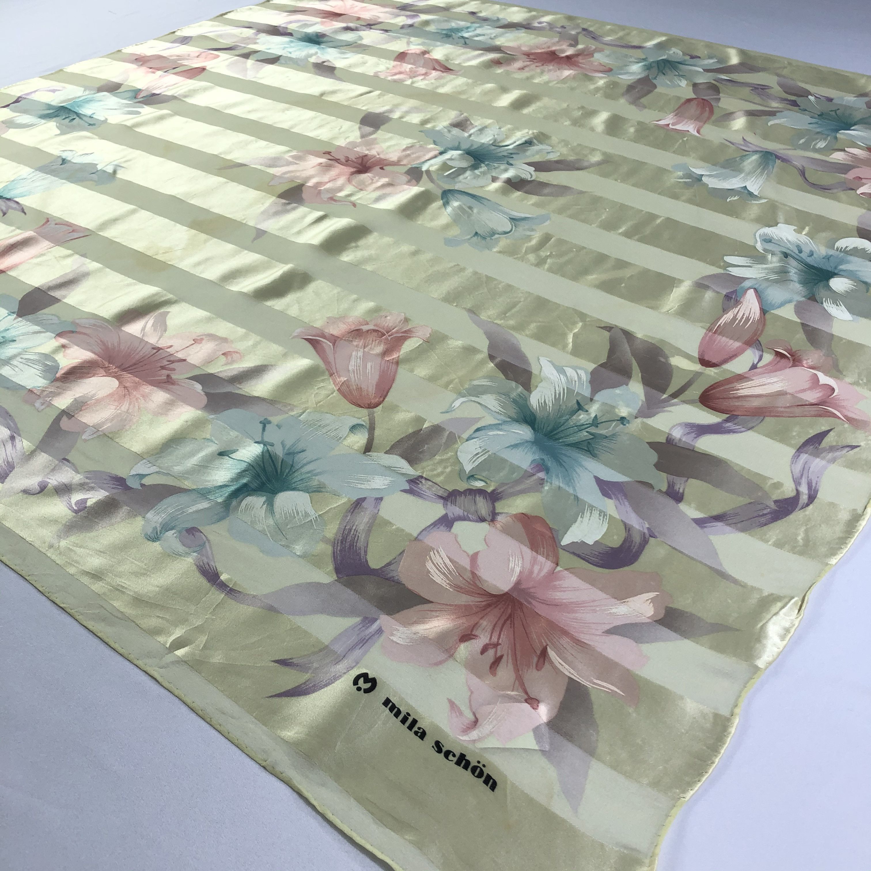 Mila Schon × Vintage Vintage Mila Schon Silk Scarf Size ONE SIZE - 3 Thumbnail