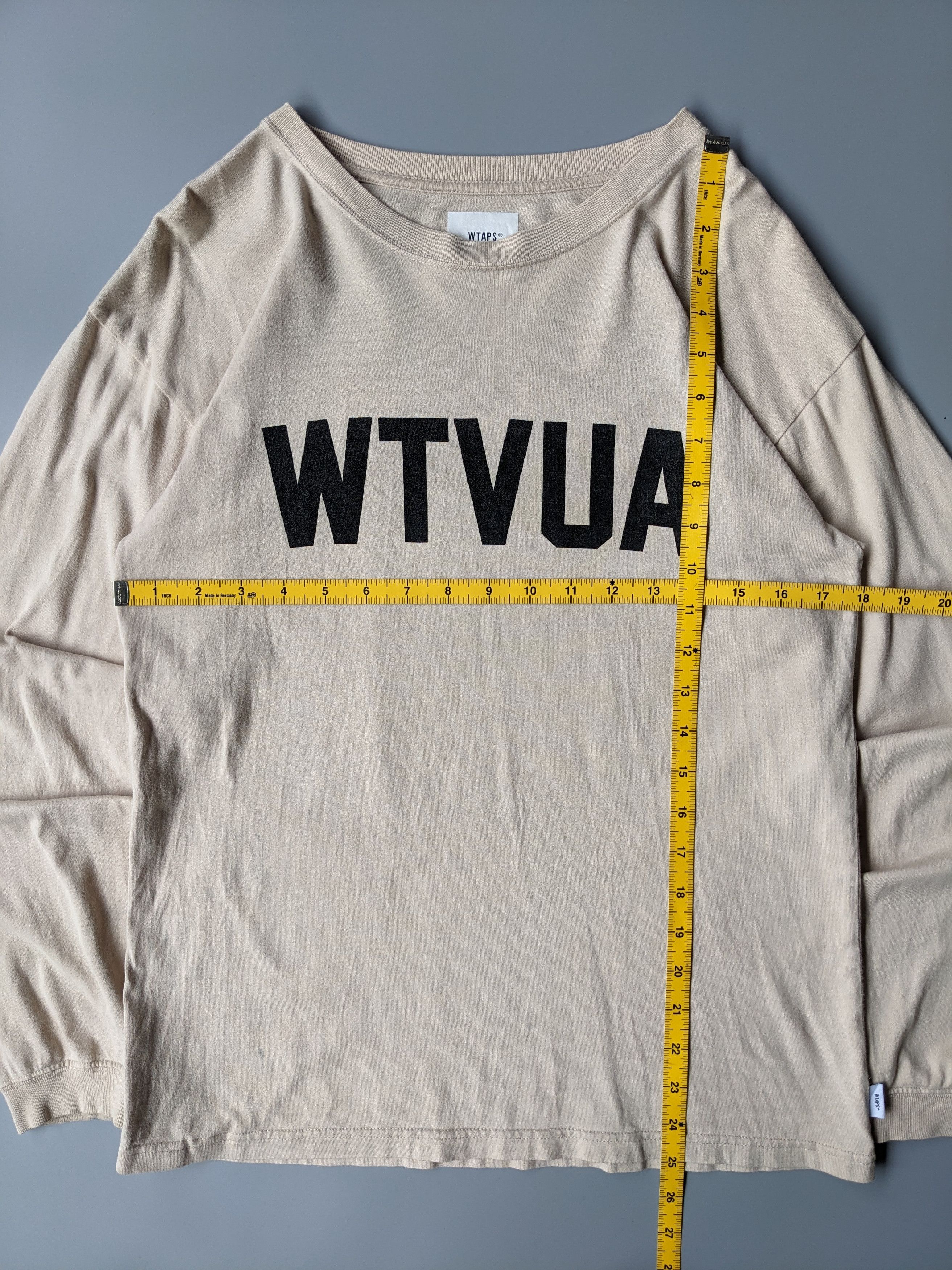 Wtaps Wtaps wtvua beige long sleeve shirt Size US S / EU 44-46 / 1 - 5 Thumbnail