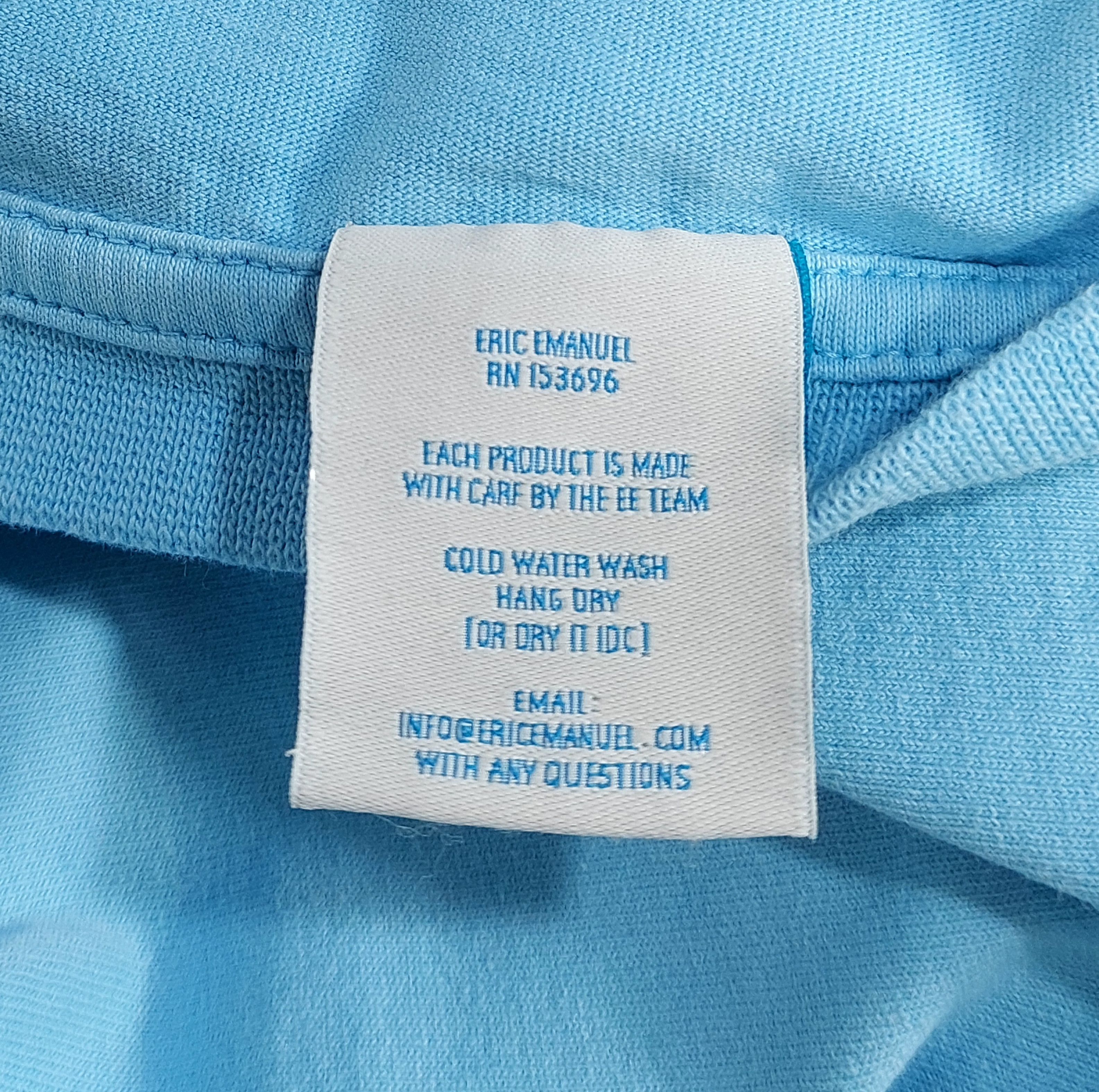 Eric Emanuel EE U of NC sleeveless tshirt - baby blue XL Size US XL / EU 56 / 4 - 4 Thumbnail