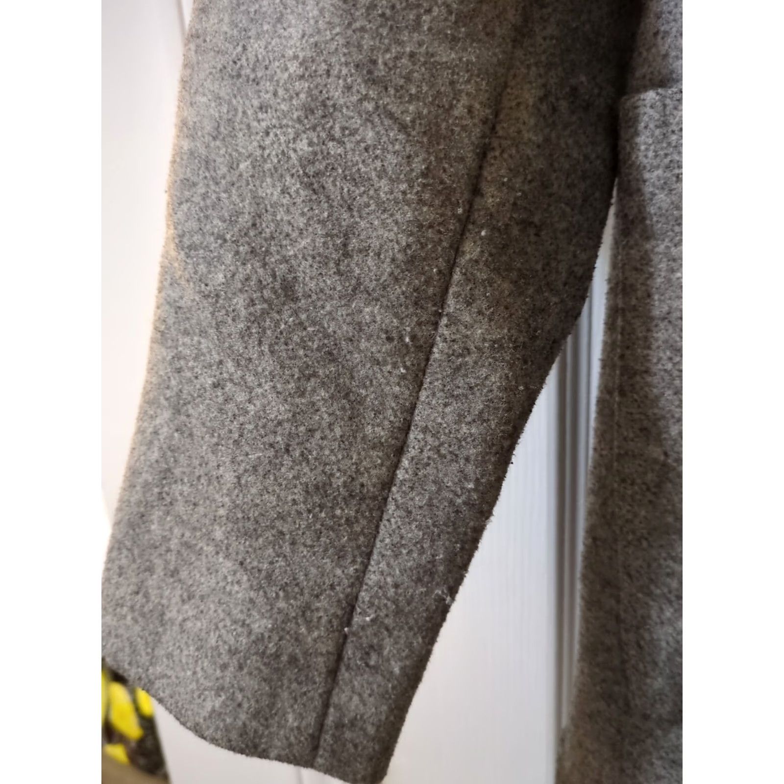 Primark Primark Women's Coat Gray Open Front Overcoat 8 Regular Pockets Winter Polyester Lining Solid Size M / US 6-8 / IT 42-44 - 5 Thumbnail