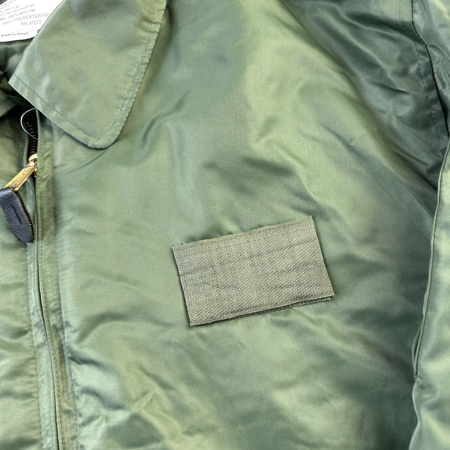 Rothco Rothco CWU-45/P Bomber Jacket Mens XL Green Vintage: No, Military, Outdoor, 90s, Nylon, Zip, Short Length, Regular Fit, Wool? Size US XL / EU 56 / 4 - 4 Thumbnail