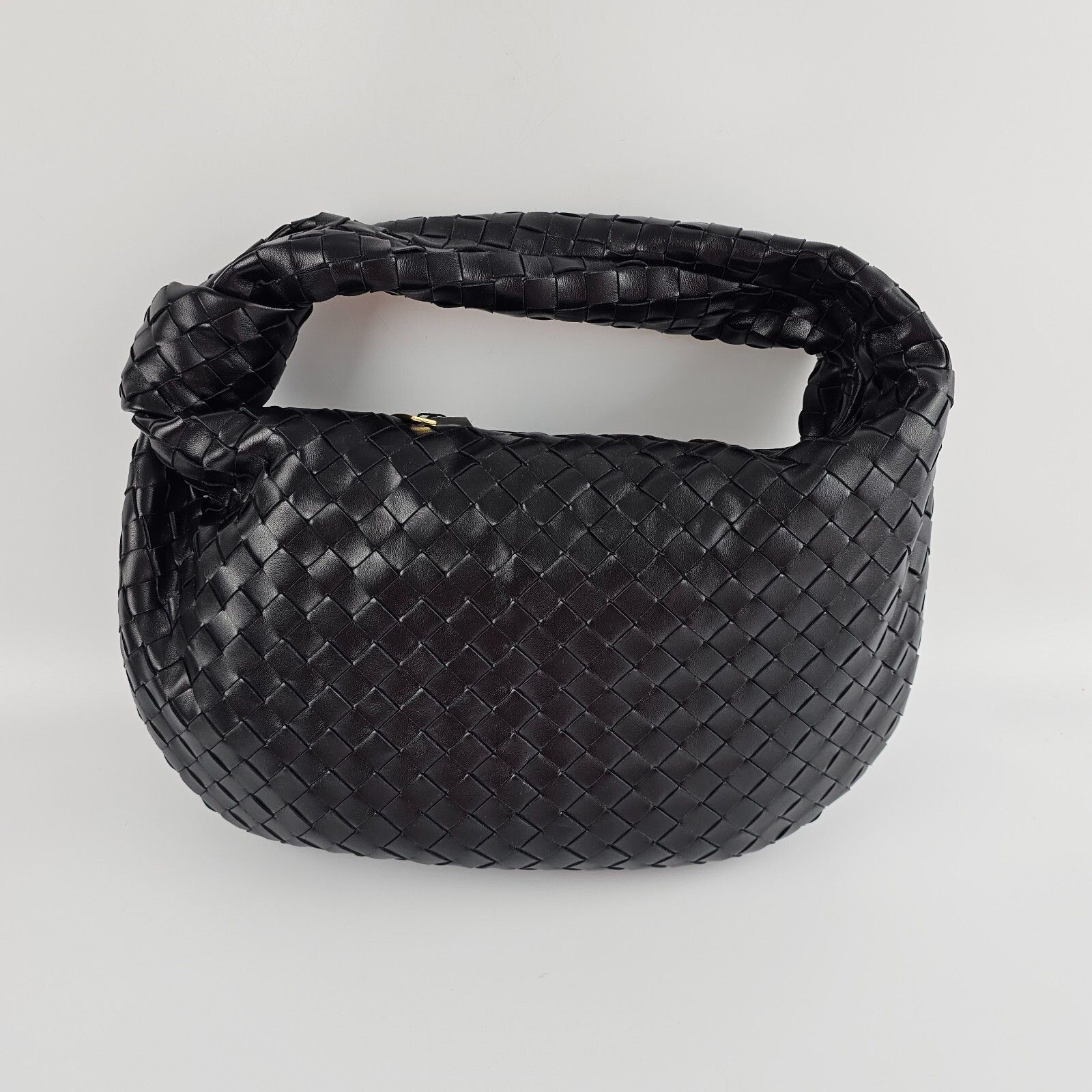 Bottega Veneta BOTTEGA VENETA Jodie Classic $4900 Black/Gold Leather Should Size ONE SIZE - 4 Thumbnail