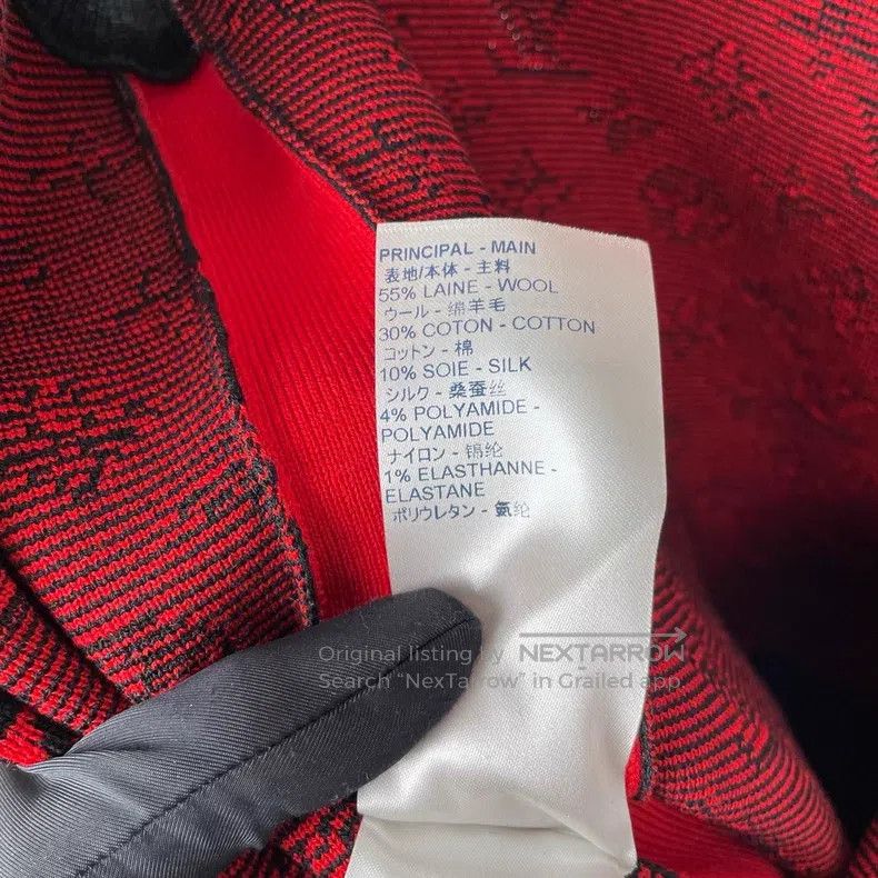 Louis Vuitton Louis Vuitton Black and red color-block presbyopic dress Size M / US 6-8 / IT 42-44 - 5 Thumbnail