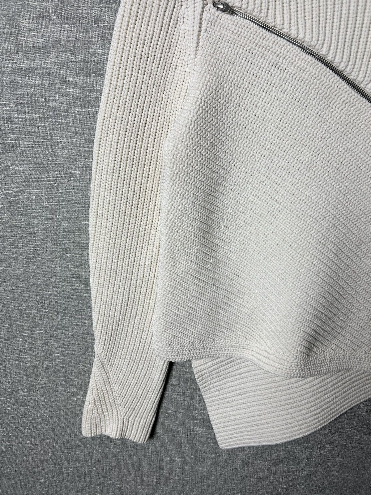 Alexander Wang ALEXANDER WANG Asymmetrical Zip Peel Away Knitted Sweater Size M / US 6-8 / IT 42-44 - 17 Thumbnail