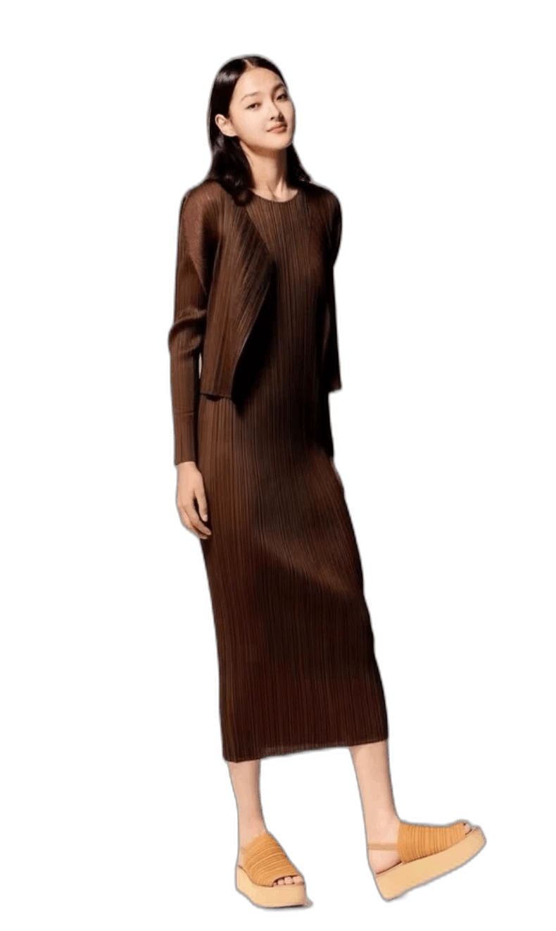 Issey Miyake New Elegant Long Cardigan in Beautiful Color Size US M / EU 48-50 / 2 - 1 Thumbnail