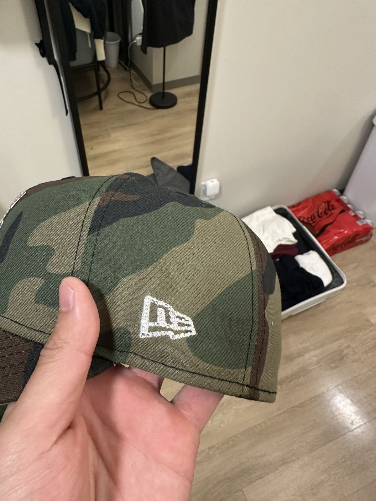 Supreme × Swarovski Supreme Swarovski fitted hat Size ONE SIZE - 6 Thumbnail
