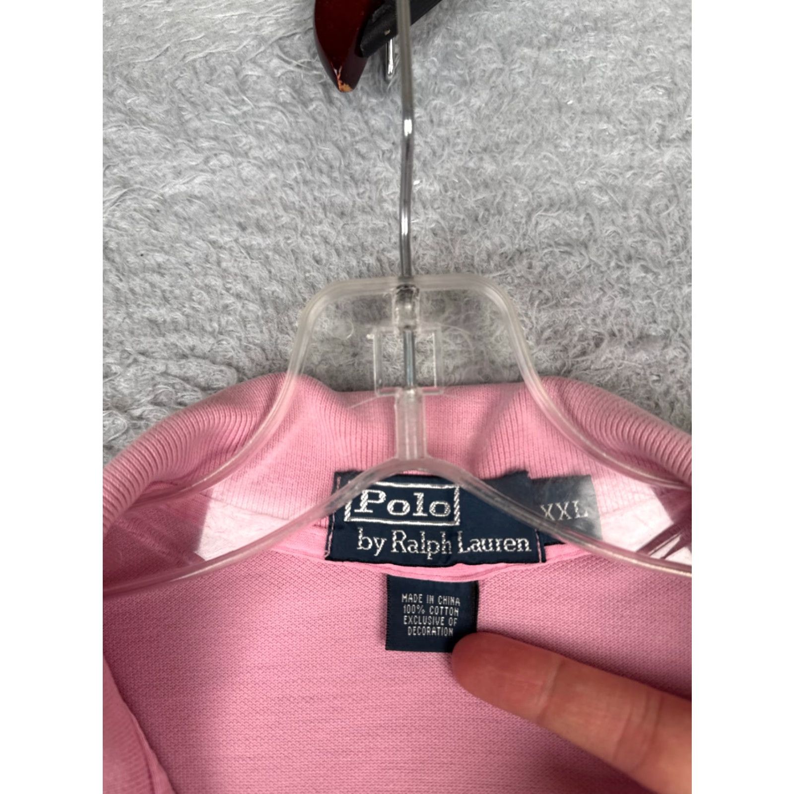 Ralph Lauren VINTAGE Ralph Lauren Polo Shirt Men 2XL Pink 100% Cotton Short Sleeve Polo Shirt Mens Regular 2XL Pink Cotton Size US XXL / EU 58 / 5 - 7 Thumbnail