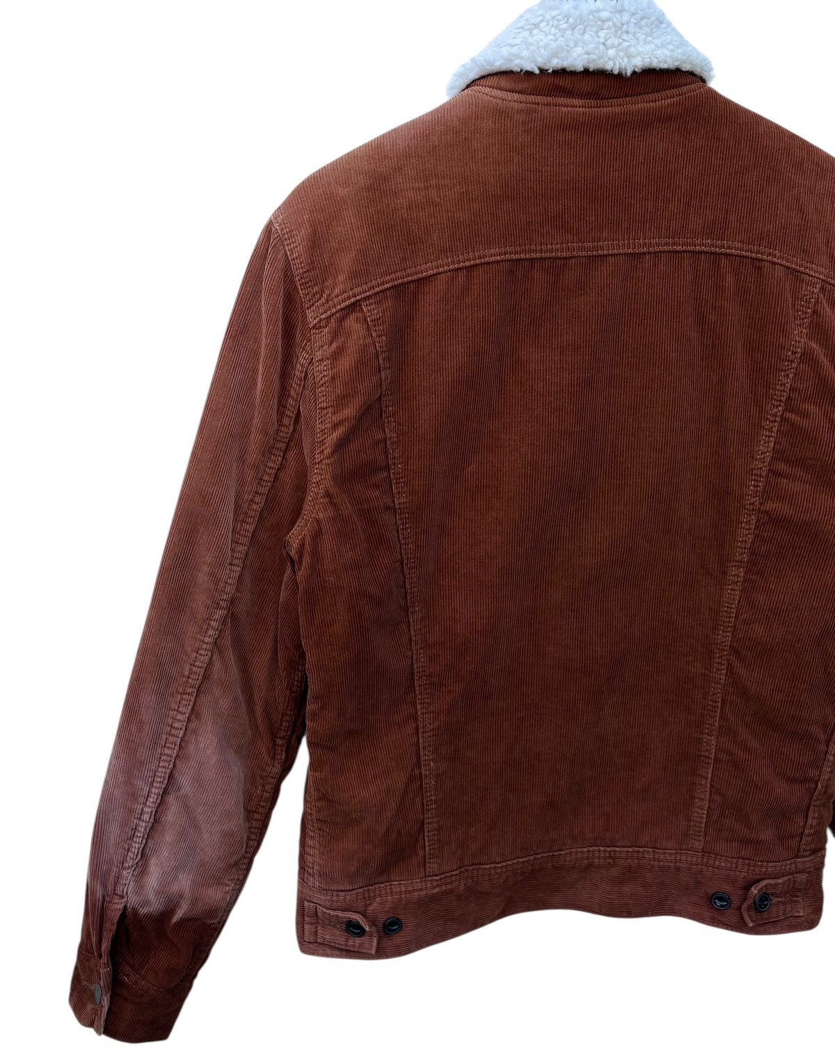 Lee Lee Storm Rider Corduroy Sherpa Lining Faded Sleeve Jacket Size US S / EU 44-46 / 1 - 8 Thumbnail
