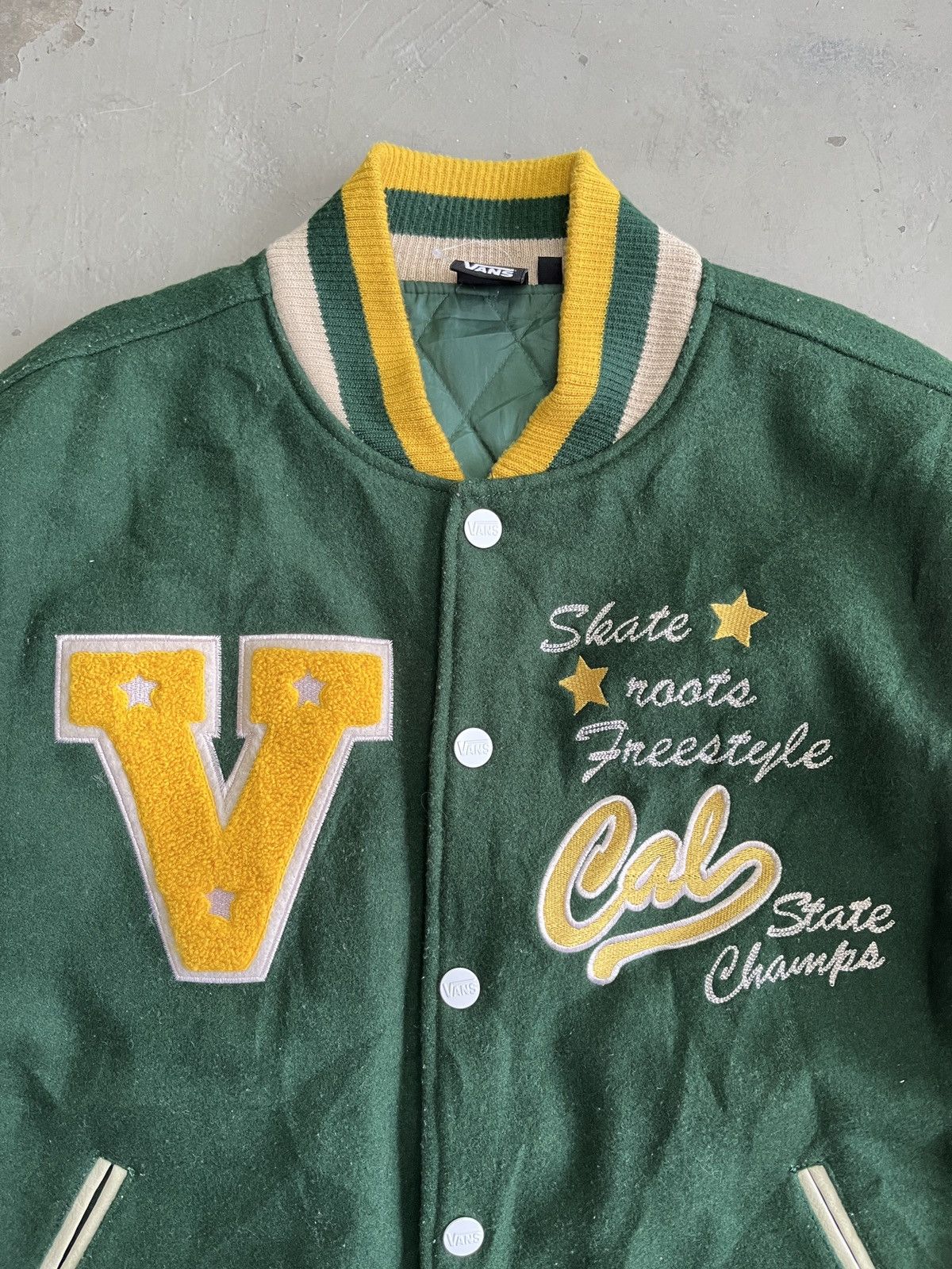 Vans Vintage 90's Vans California Skate Roots Varsity Jacket Size US M / EU 48-50 / 2 - 11 Thumbnail