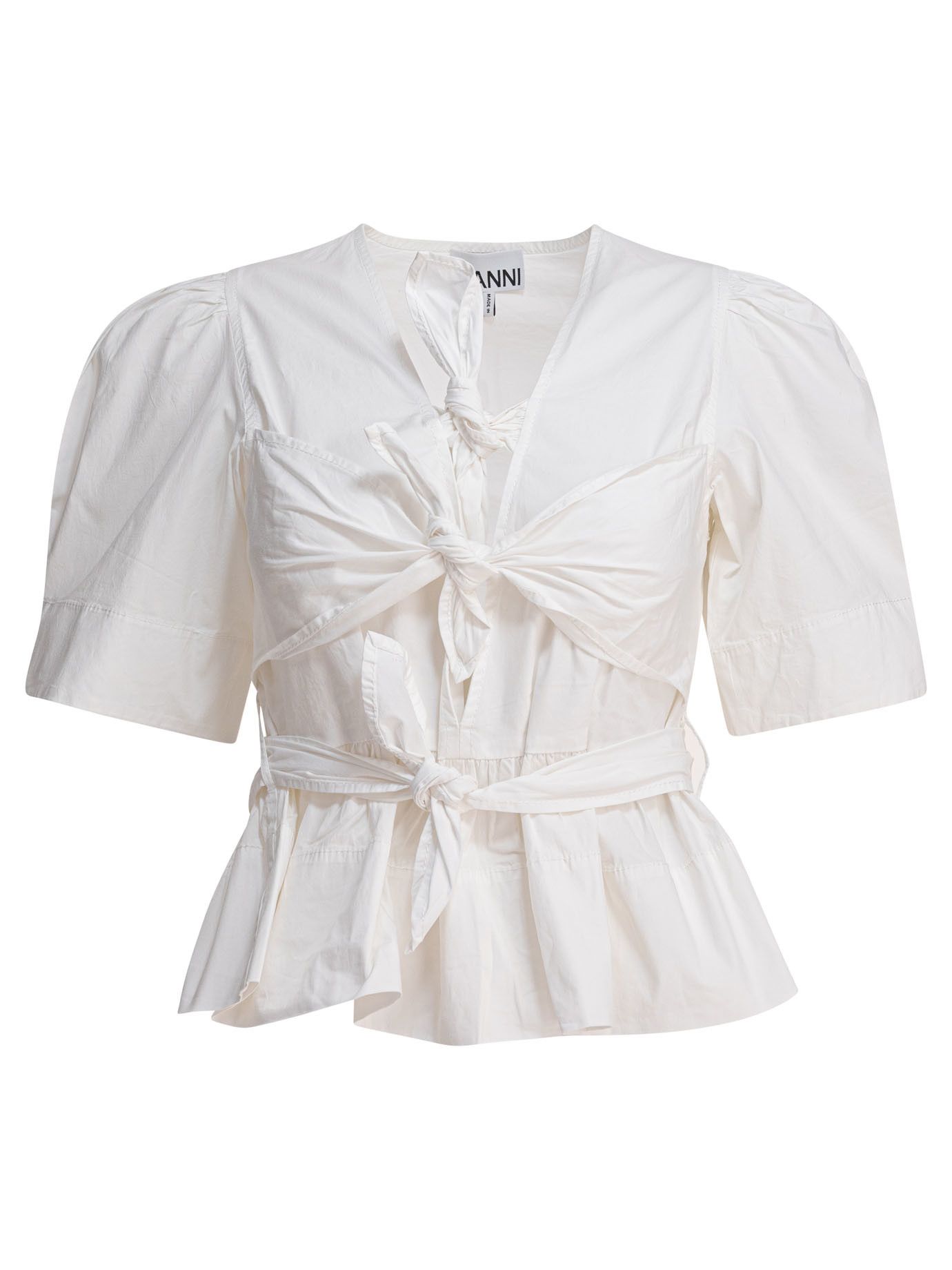 Ganni Blouse With Ruffles Size S / US 4 / IT 40 - 1 Thumbnail