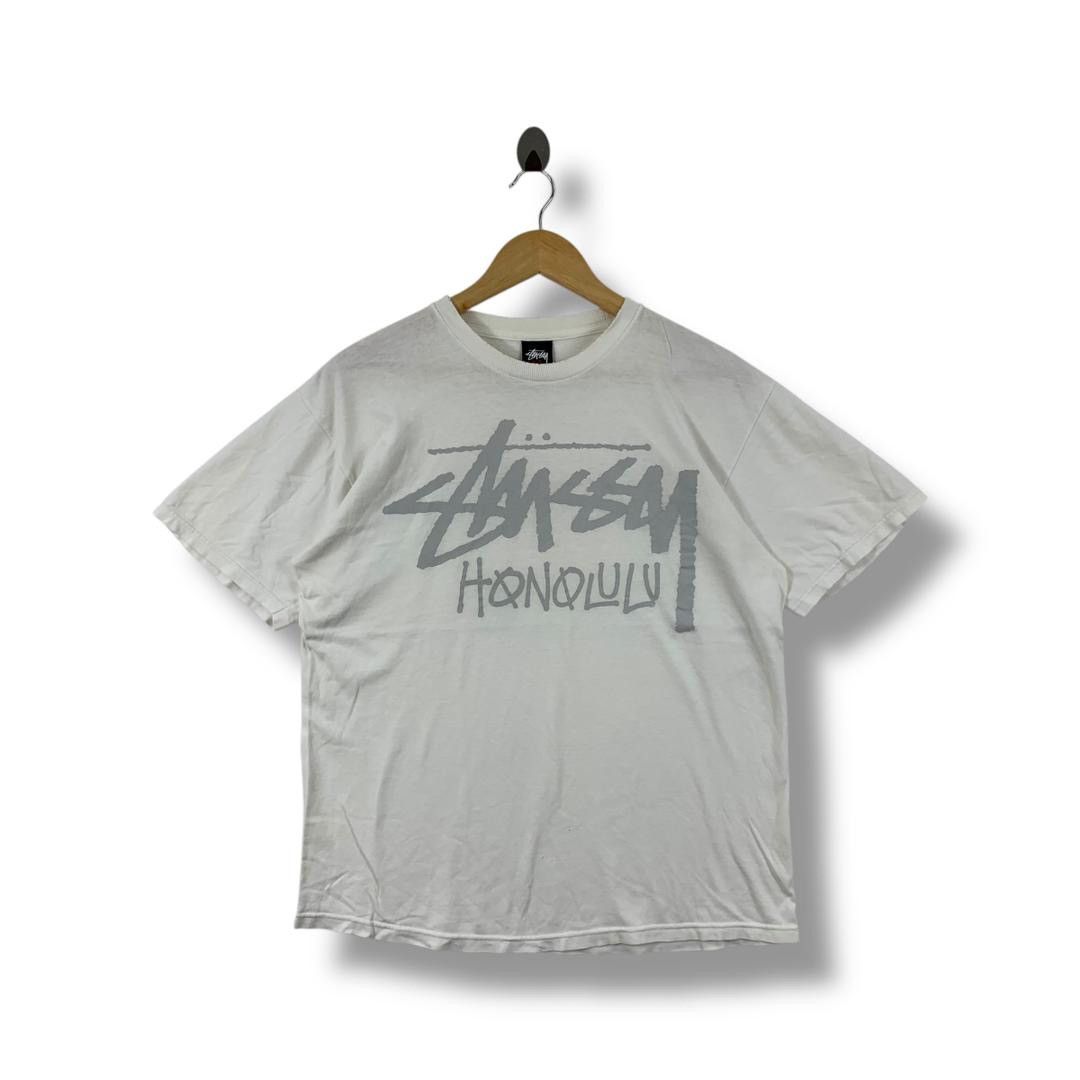 Stussy Distressed STUSSY honolulu spellout tee Size US M / EU 48-50 / 2 - 1 Thumbnail