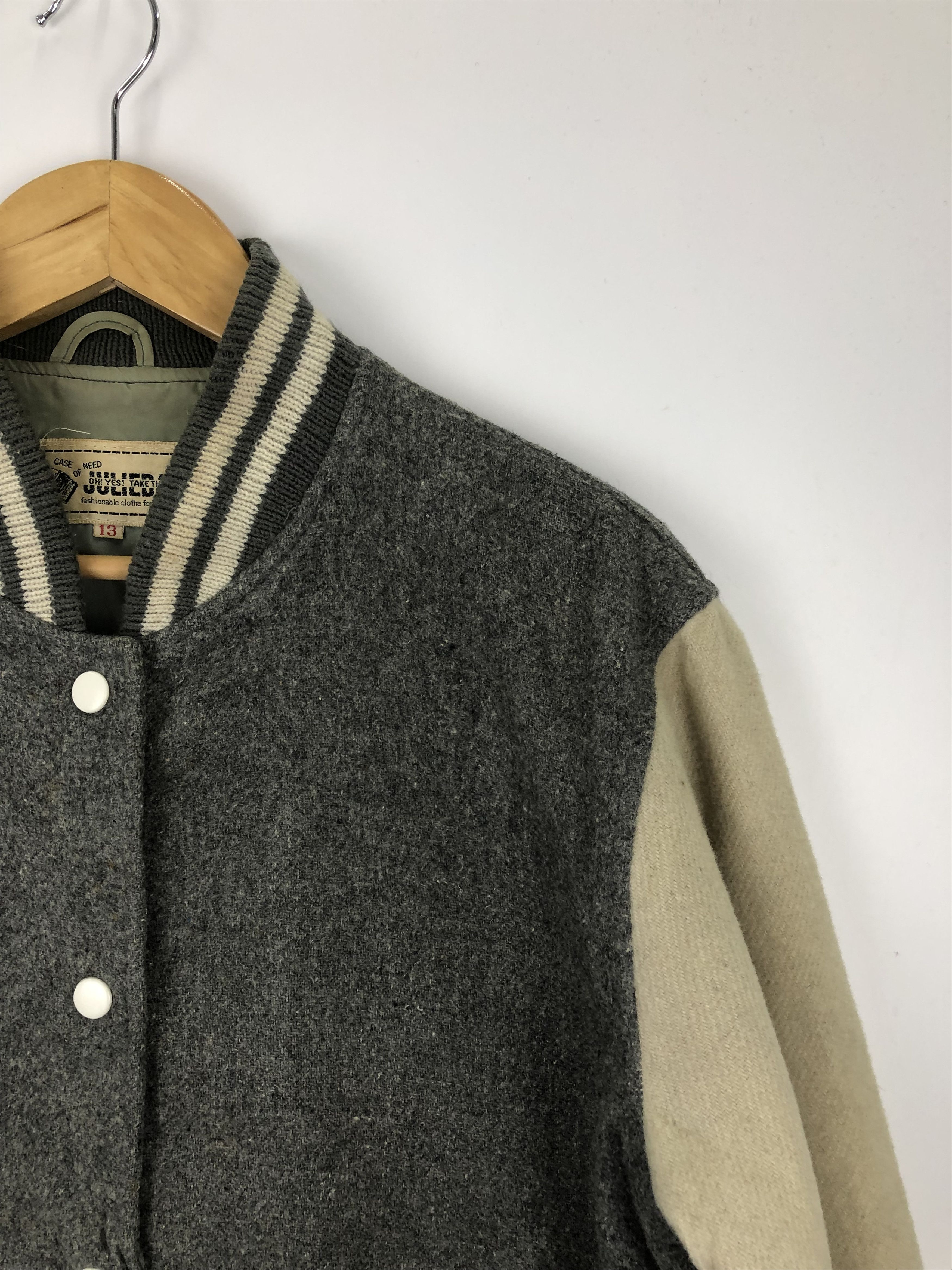 Japanese Brand Vintage 80s Japanese Brand Wool Varsity Jacket V0415 Size US M / EU 48-50 / 2 - 7 Thumbnail