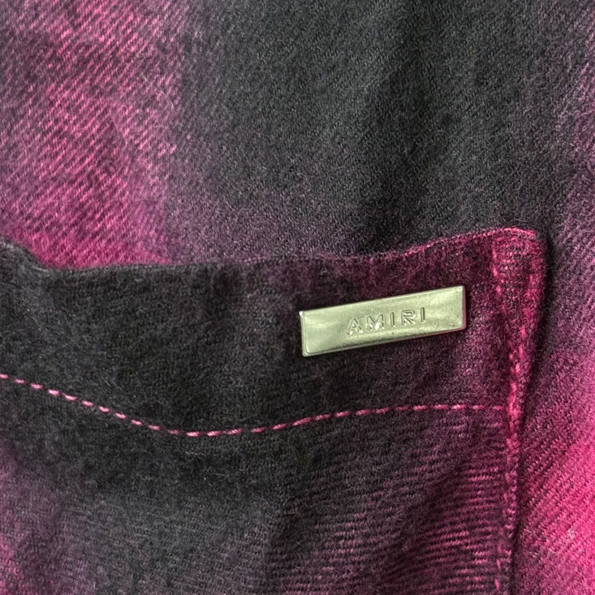 Amiri Amiri Dip Dyed Shadow Flannel Size US L / EU 52-54 / 3 - 5 Thumbnail