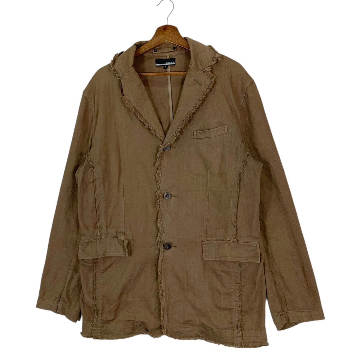 In The Attic Vintage In The Attic Cotton Button Jacket Size US L / EU 52-54 / 3 - 3 Thumbnail