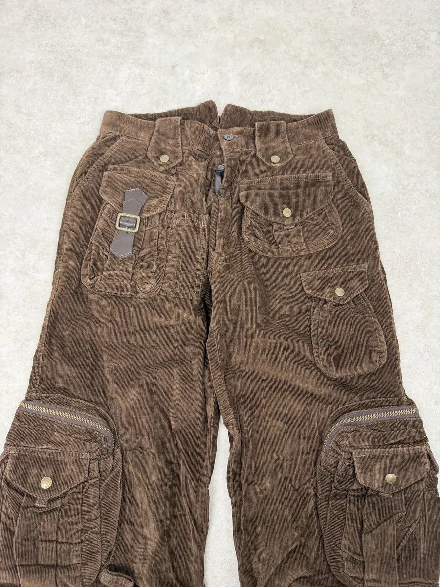 Dolce & Gabbana SS2003 Dolce & Gabbana Brown Corduroy Cargo Hunter Pants Size US 39 - 6 Thumbnail