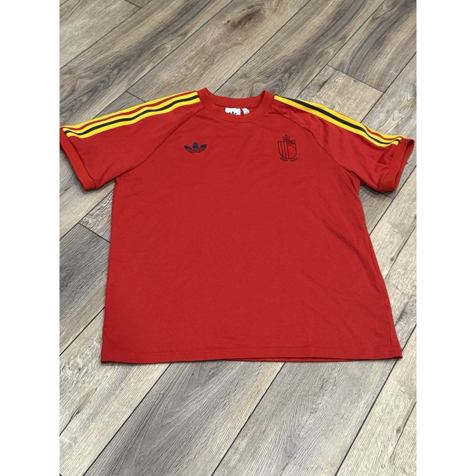Adidas Belgium Adidas Originals Soccer Football Shirt IT7802 XL Size US XL / EU 56 / 4 - 1 Thumbnail