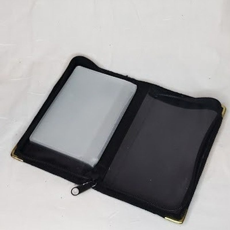 Other Classic Black Mini Zip Wallet Card Holder – Unisex Design Size ONE SIZE - 2 Thumbnail