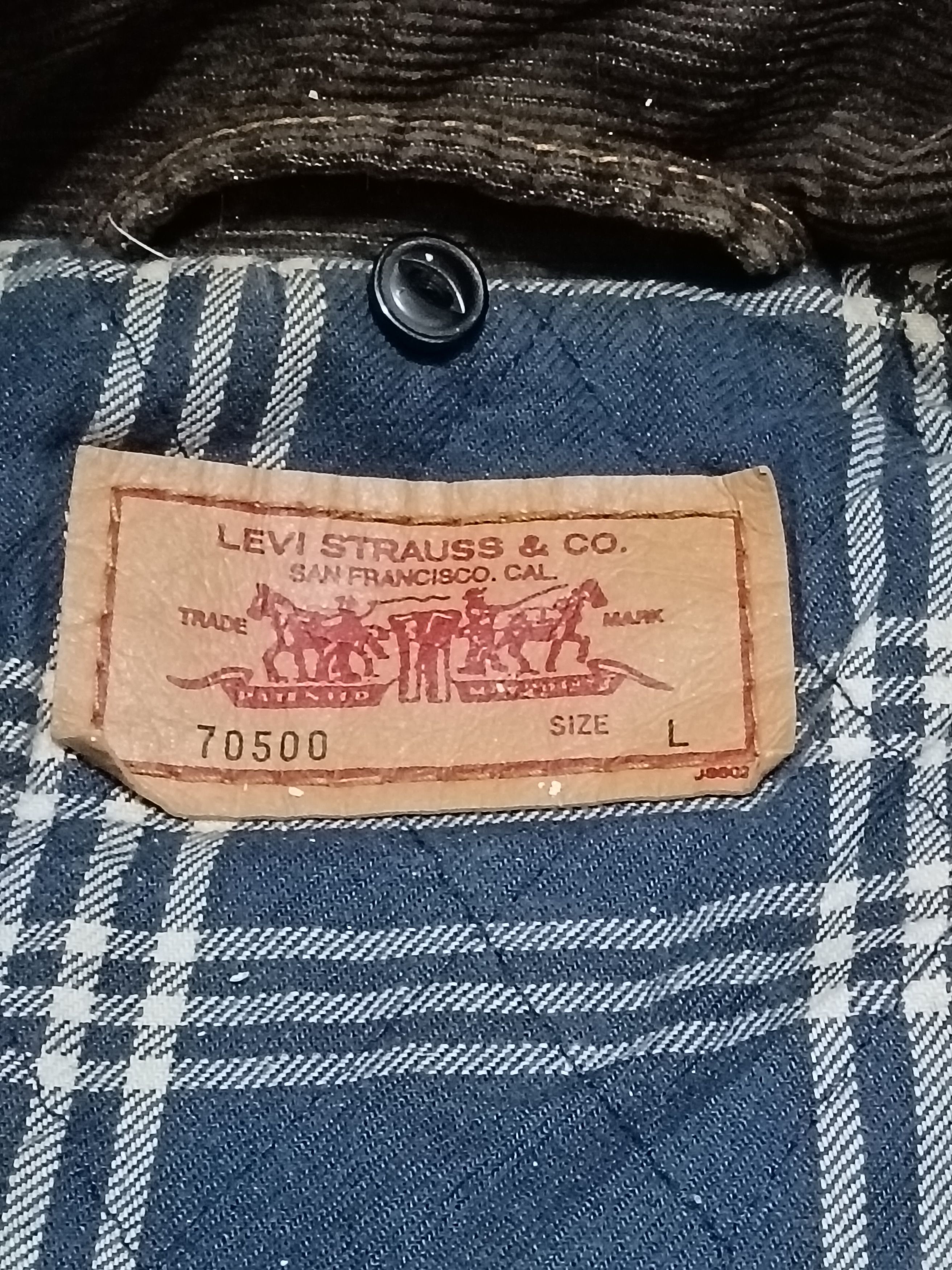 Levi's LEVIS CORDUROY LIGHT PUFFER JACKET Size US L / EU 52-54 / 3 - 5 Thumbnail