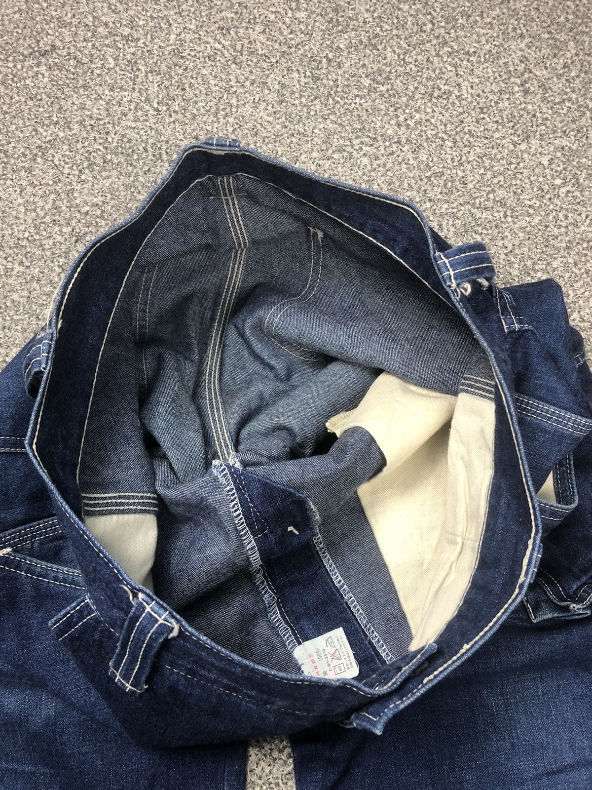 Big John × Japanese Brand × Vintage Vintage 90s BiG JOHN World Workers Cargo Jeans Size US 30 / EU 46 - 21 Thumbnail