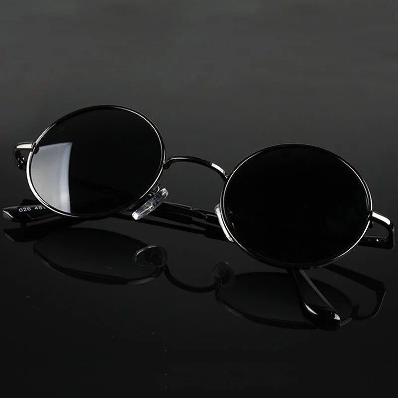 Jewelry Retro Round Polarized Sunglasses Size ONE SIZE - 1 Thumbnail