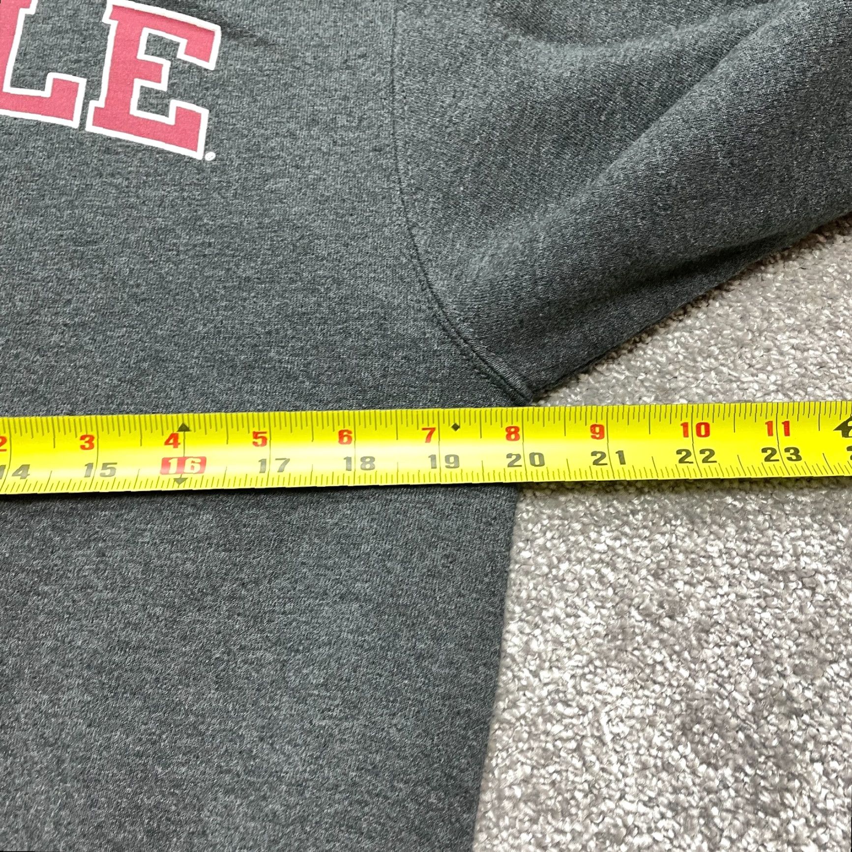 Champion Champion Hoodie Mens Small Gray Logo Pullover Sweatshirt Knit Size US S / EU 44-46 / 1 - 5 Thumbnail