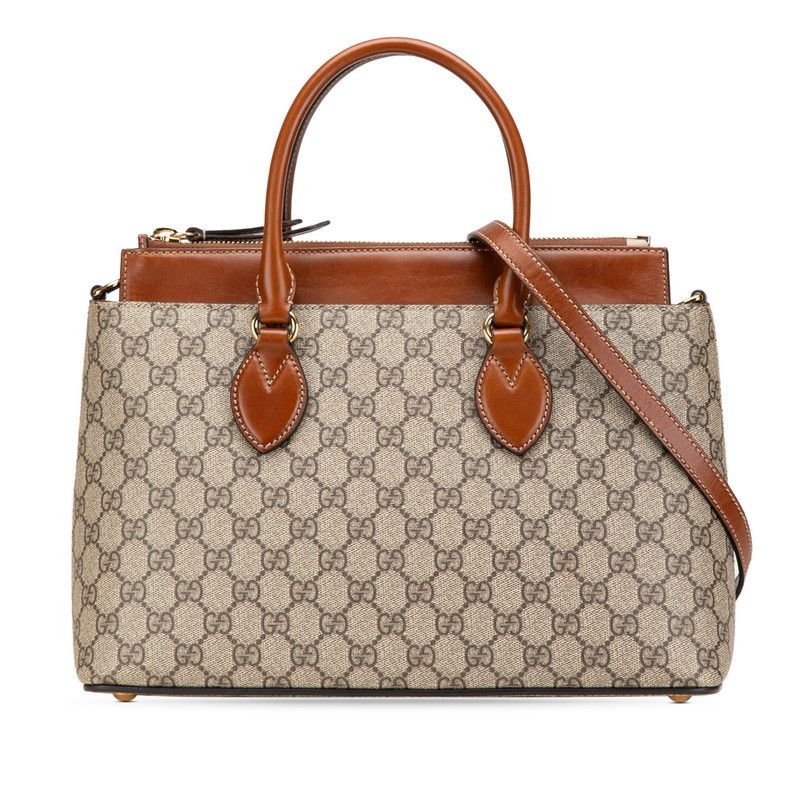 Gucci Gucci Gucci GG Supreme 2way bag Leather Shoulder Bag 409534 DUTY FREE for USA Size ONE SIZE - 1 Thumbnail