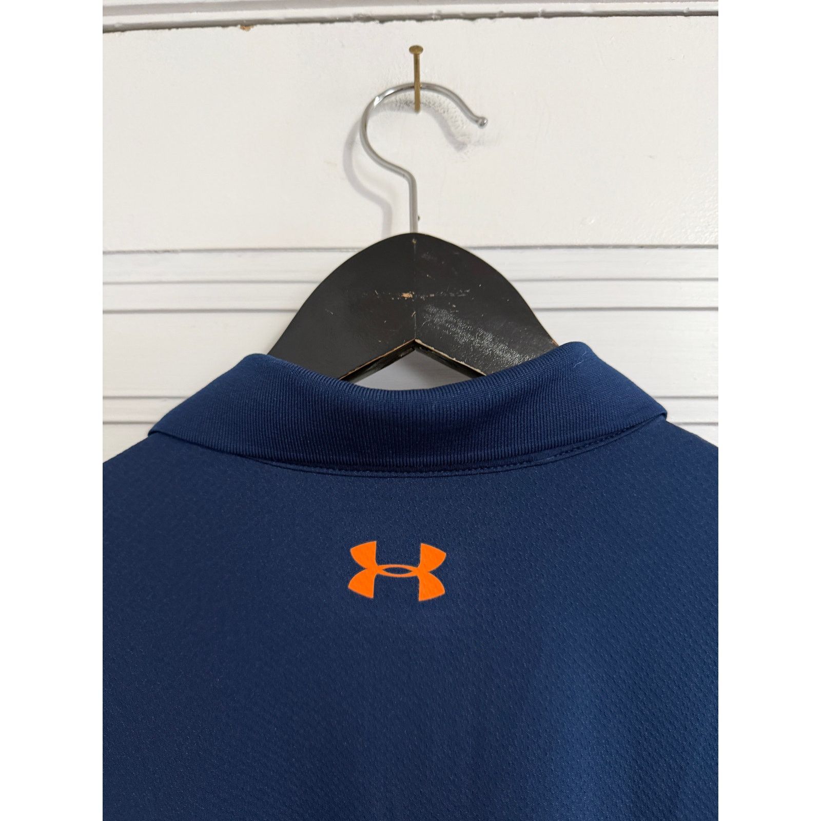 Under Armour Under Armour Blue and Orange Golf Polo Size Large Size US L / EU 52-54 / 3 - 5 Thumbnail
