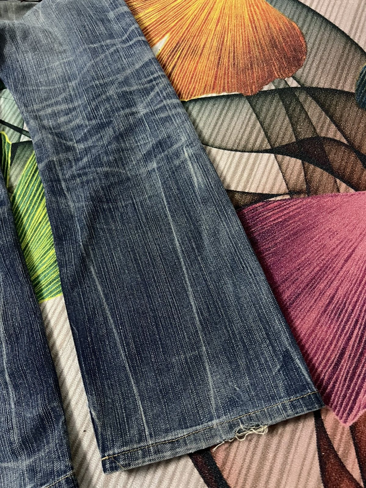 Edwin × If Six Was Nine × Jean 💥FLARE💥EDWIN EXCLUSIVE VINTAGE XV DISTRESSED JEANS Size US 29 - 15 Thumbnail