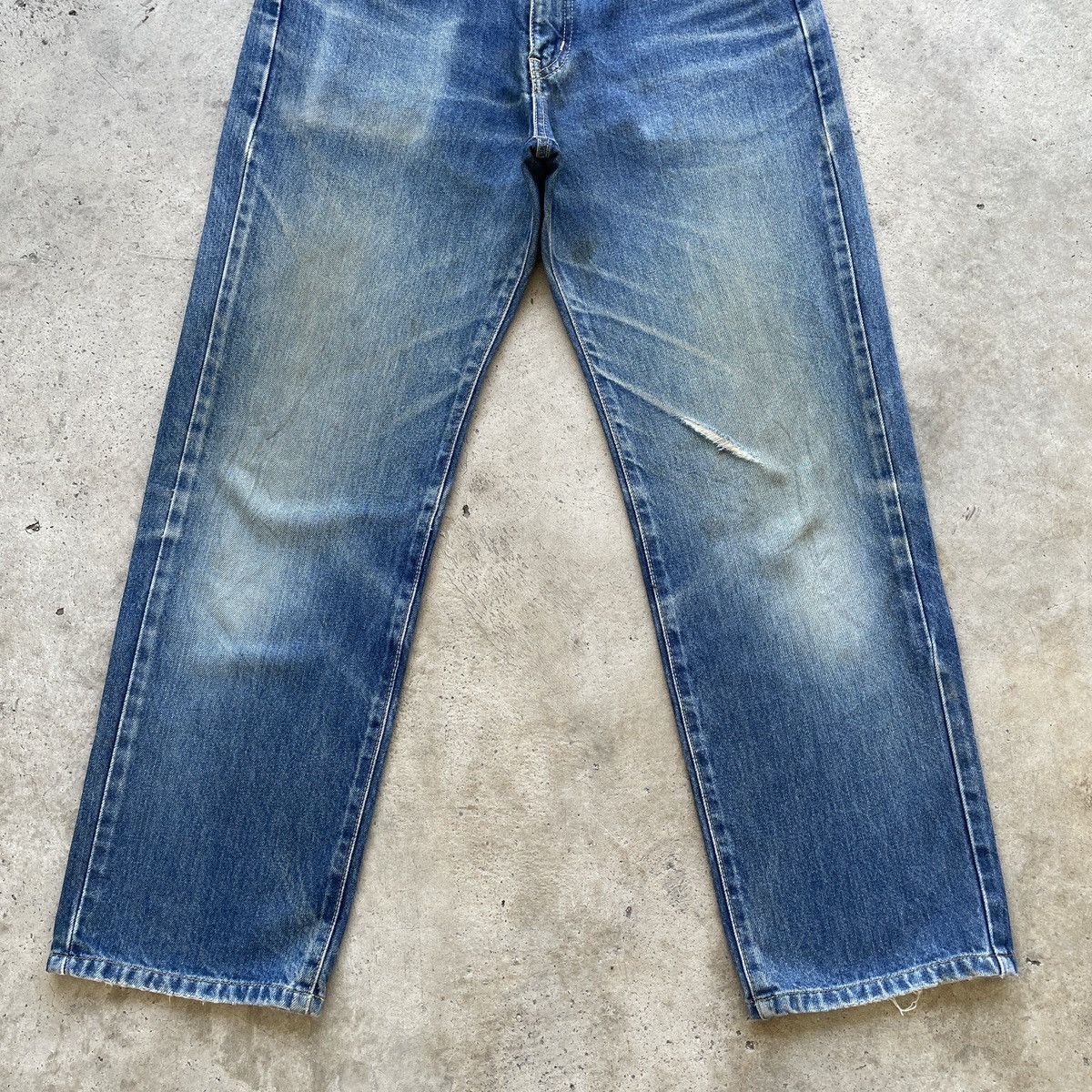Edwin × Jean × Vintage W29x28💥 Vintage Edwin Mud Wash Faded Jeans Denim Pants Size US 29 - 4 Thumbnail
