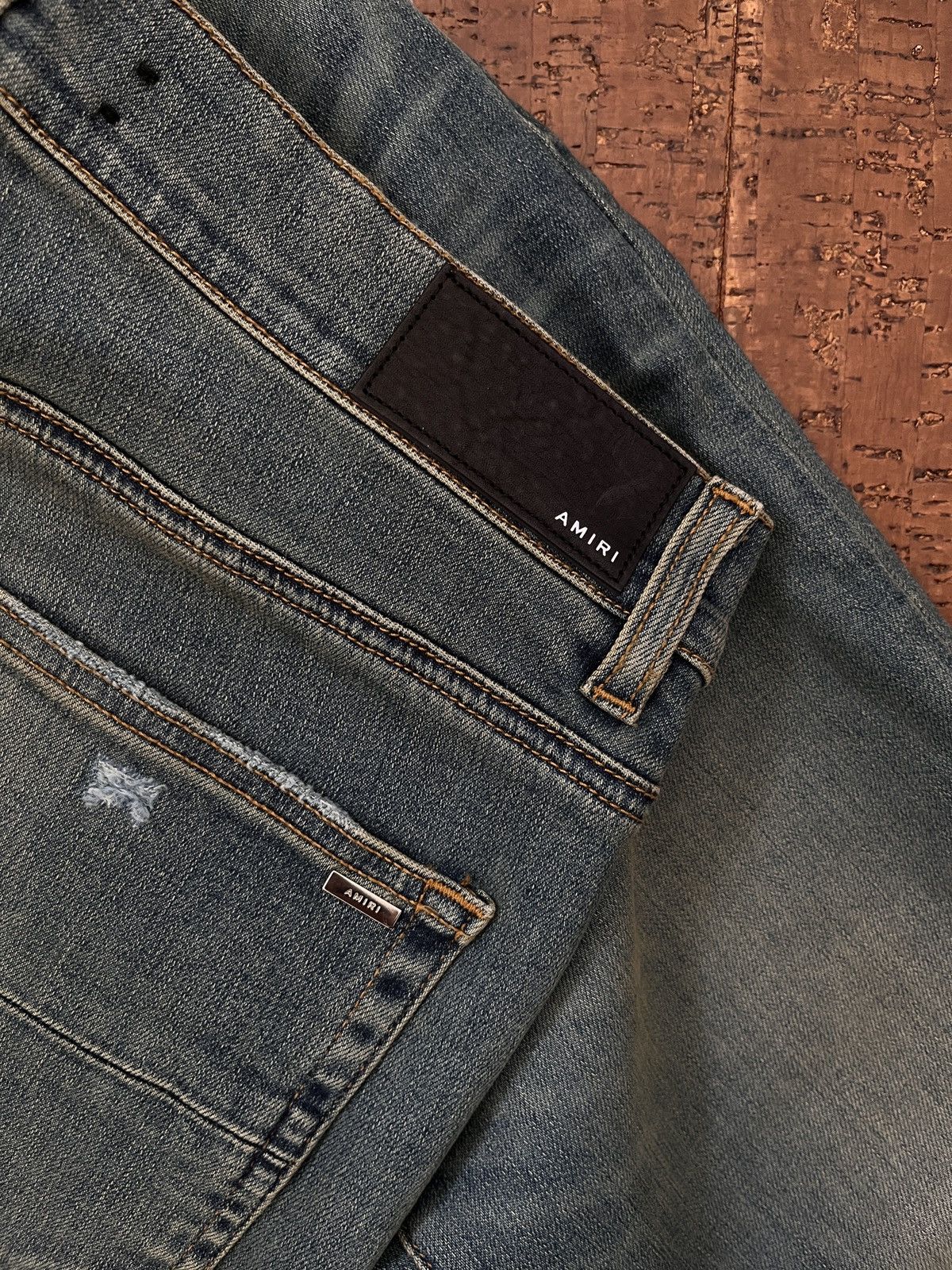 Amiri Amiri indigo stack denim Size US 33 - 4 Thumbnail