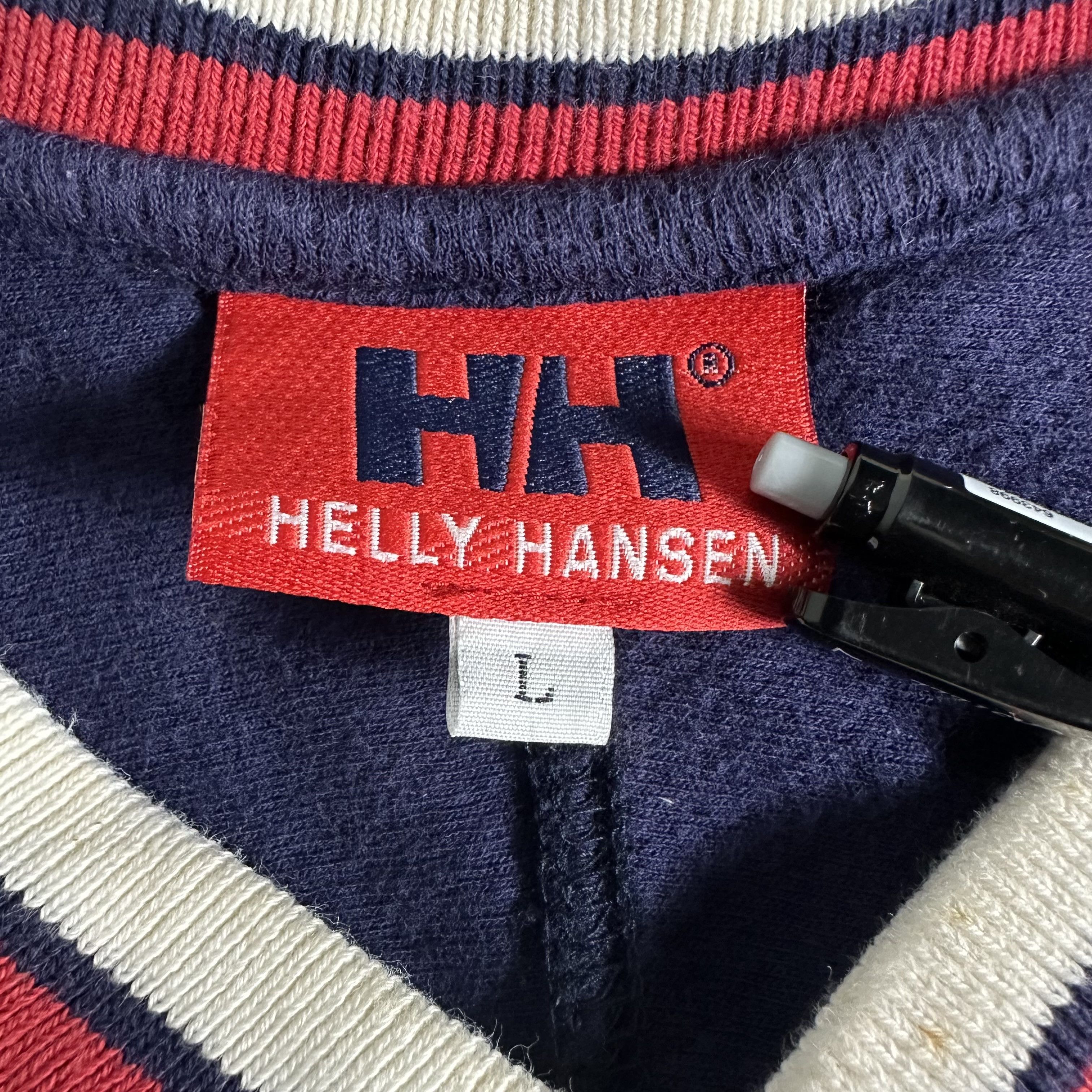 Helly Hansen 🔥RARE🔥Vintage 90s Helly Hansen Spell Out Football Shirt Size US L / EU 52-54 / 3 - 6 Thumbnail