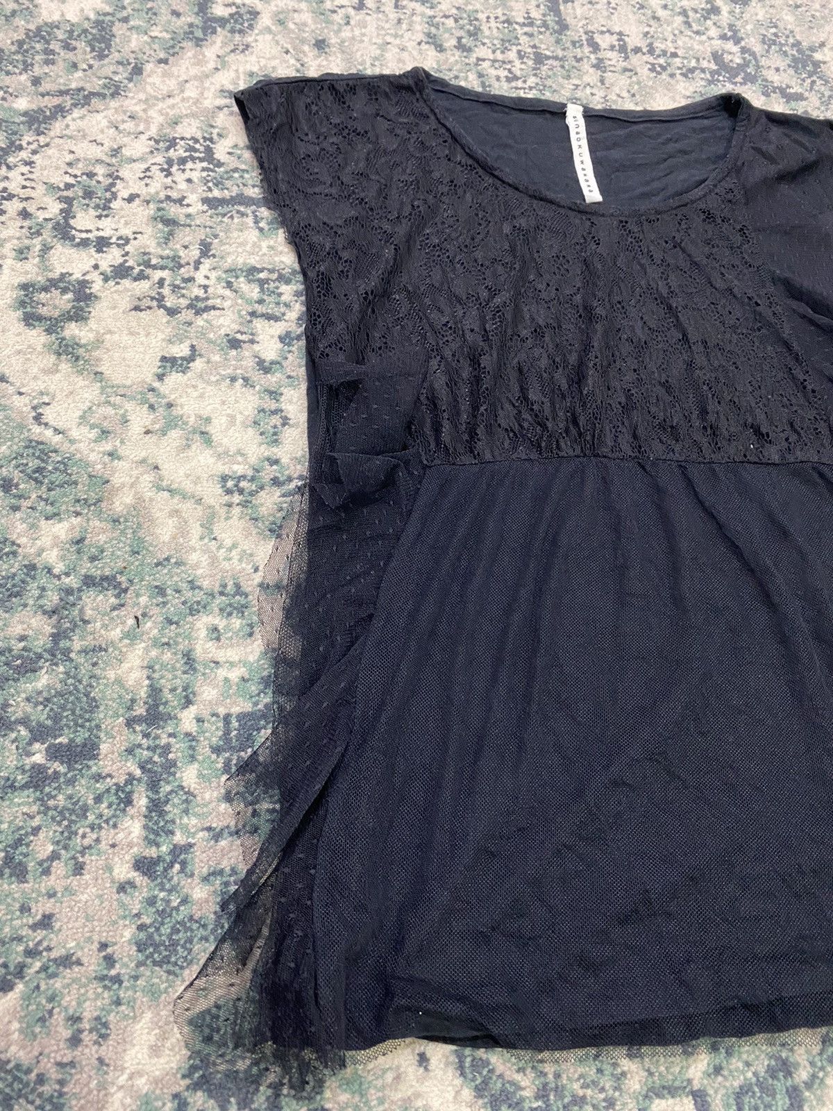Issey Miyake Sunao Kuwahara By Issey Miyake Crochet Laced Sleeveless Size US M / EU 48-50 / 2 - 4 Thumbnail