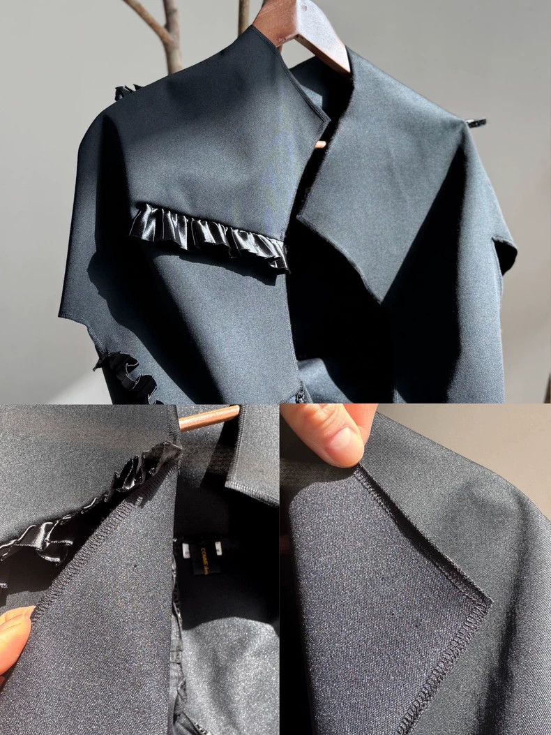 Comme des Garcons Comme Des Garcons Mainline Ruffled Distorted Cape Top Size S / US 4 / IT 40 - 6 Thumbnail