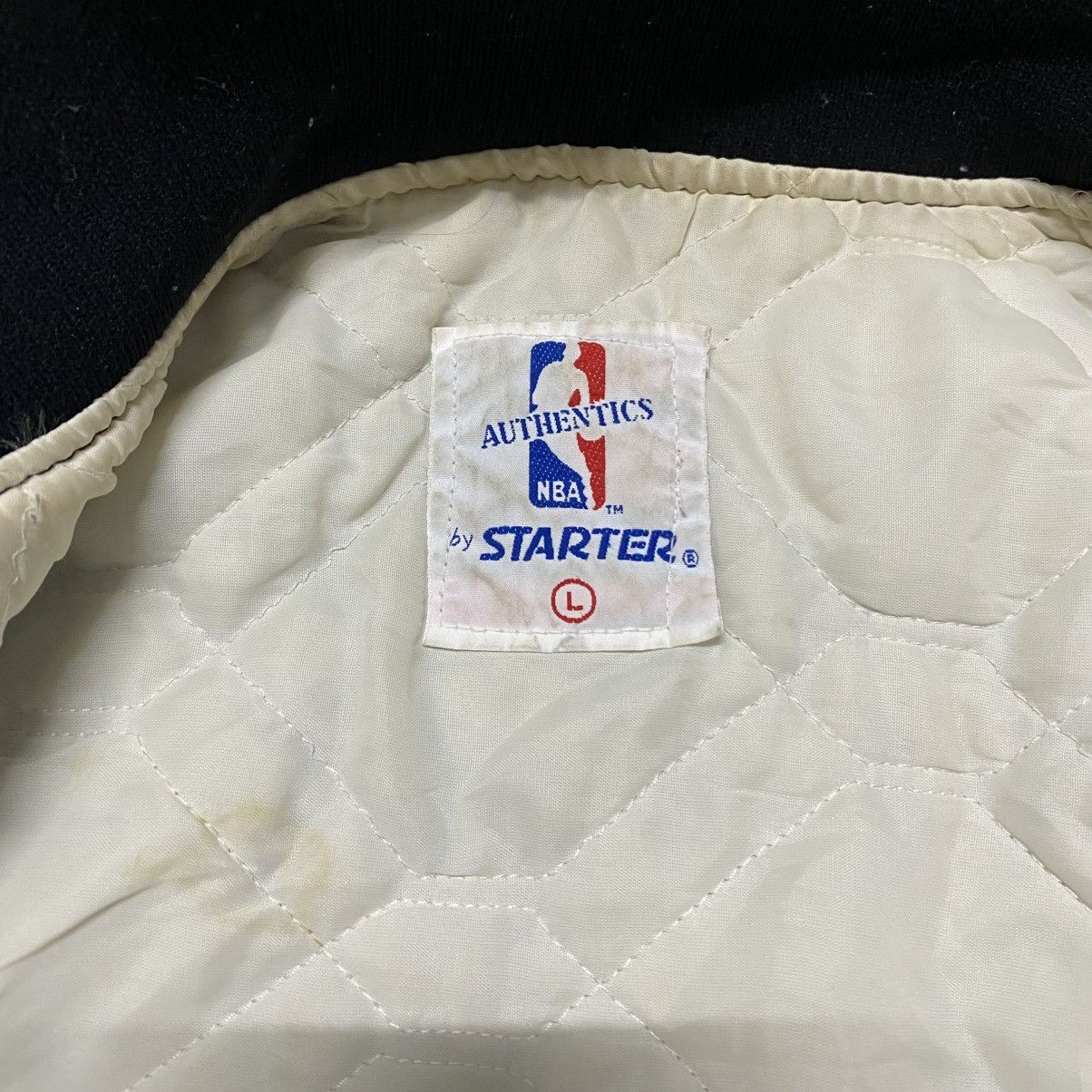 NBA Vintage 80s Miami Heat Sateen Bomber Jacket Starter Size US L / EU 52-54 / 3 - 16 Thumbnail