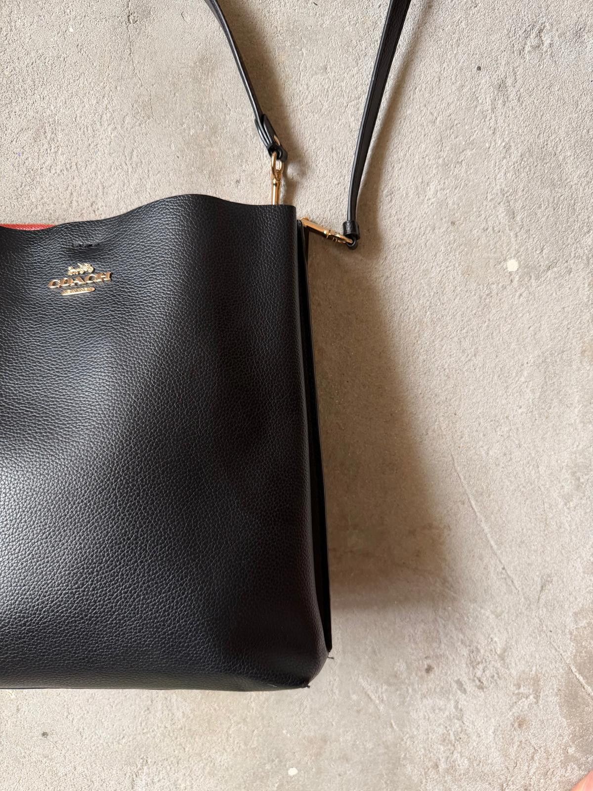 Coach Coach 2Way 22 Mollie Leather Bucket Bag Black Size ONE SIZE - 4 Thumbnail