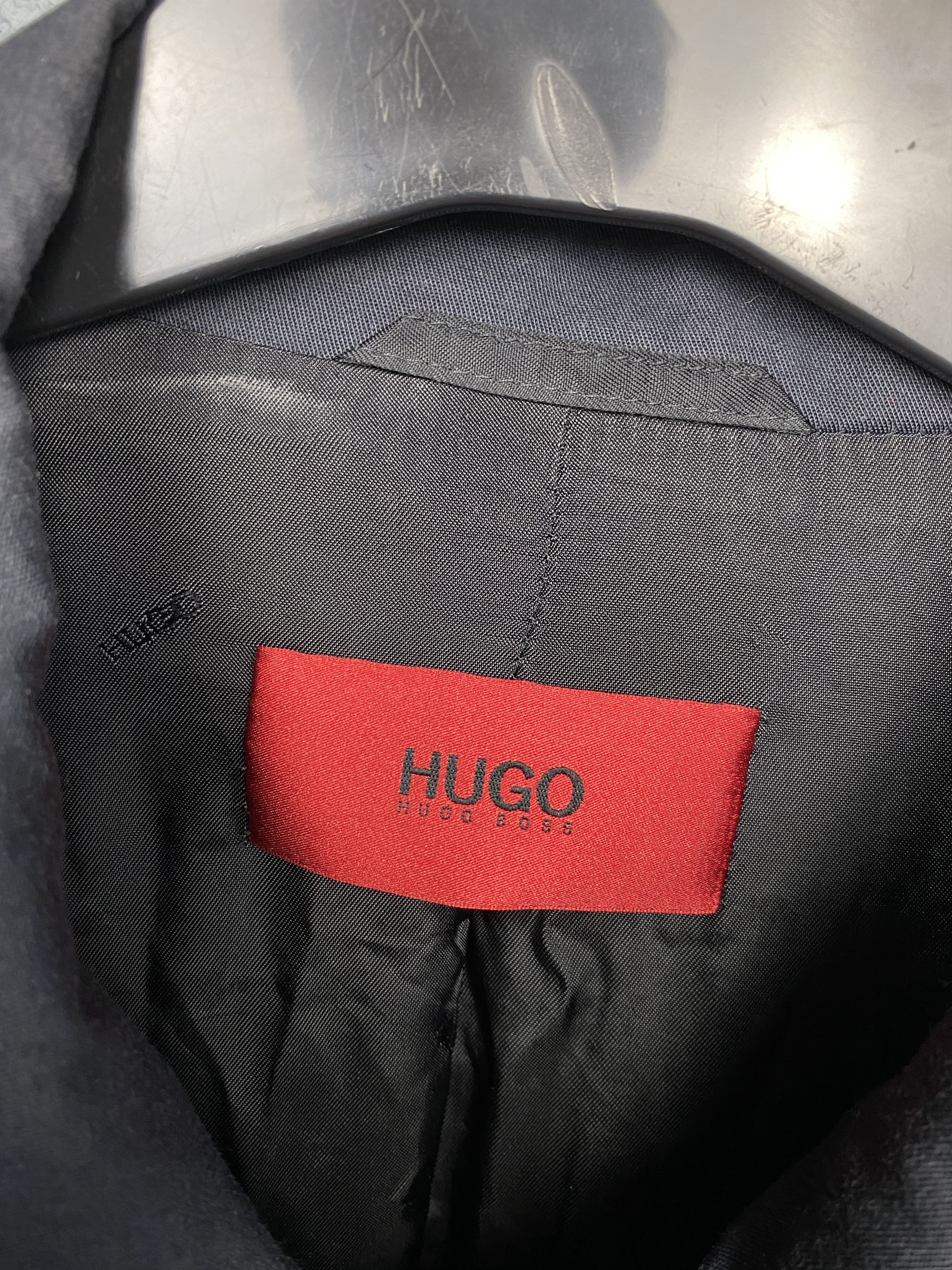 Hugo Boss × Vintage Hugo Boss Vintage Mens Trench Jacket Size US L / EU 52-54 / 3 - 3 Thumbnail