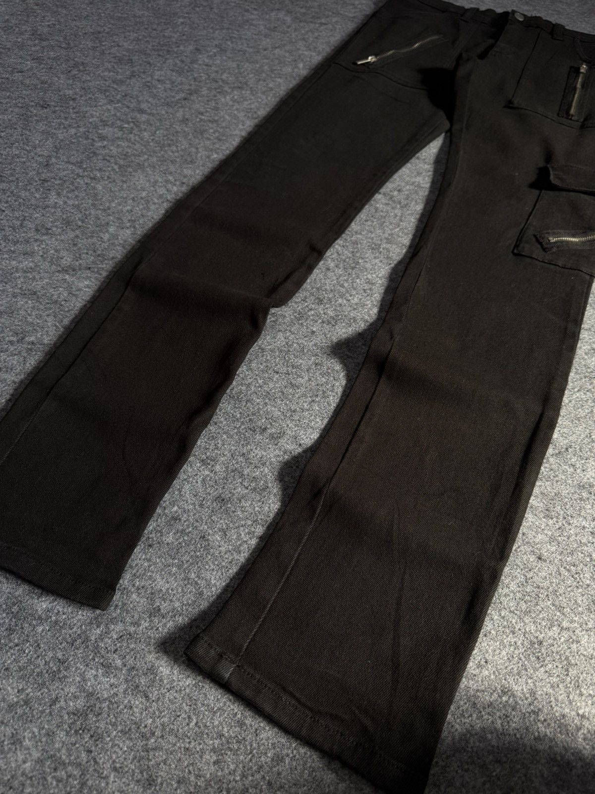 CIVARIZE × Cheap Monday × LOWBOX Cheap Monday Rebel Punk Bondage Skinny Cargo Stacked Jeans Size US 30 / EU 46 - 10 Thumbnail