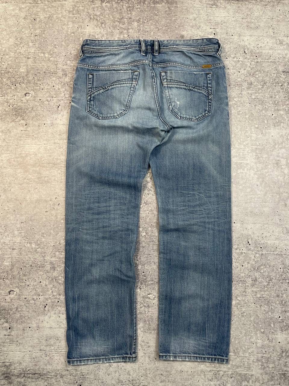 Diesel Vintage Diesel Iakop Distressed Denim Jeans Y2K Size US 34 / EU 50 - 4 Thumbnail