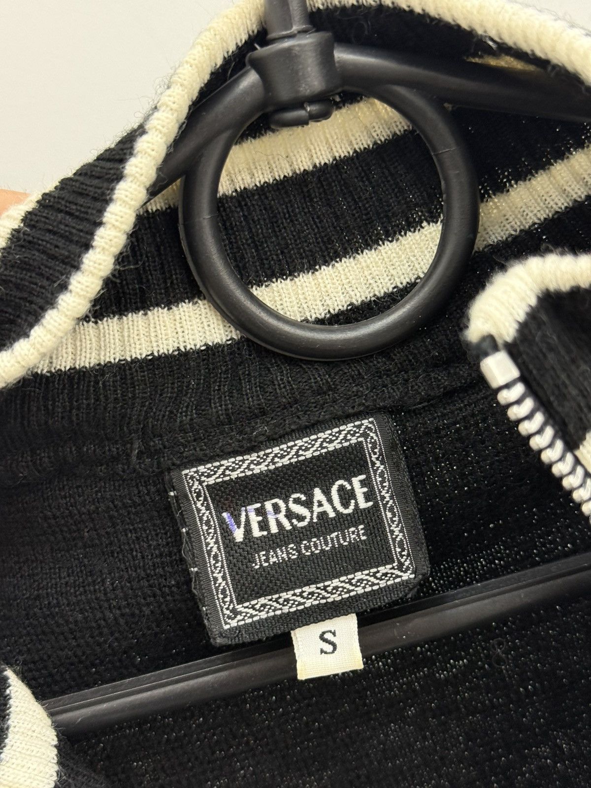 Versace Jeans Couture Vintage Versace Jeans Couture Nylon Wool Jacket Size S / US 4 / IT 40 - 6 Thumbnail