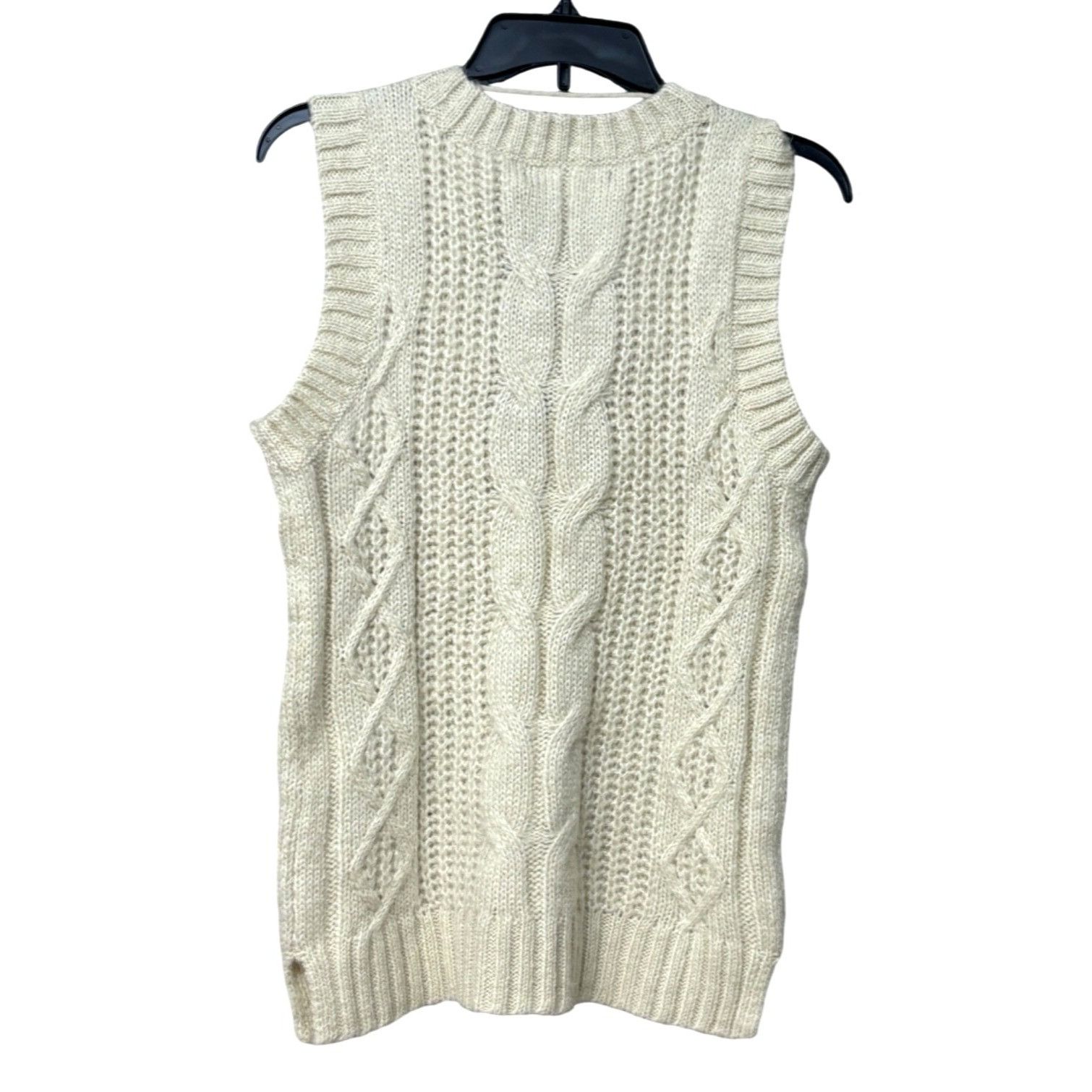 Other Vero Moda Briella V-neck Cable-Knit Sleeveless Sweater, S, B Size S / US 4 / IT 40 - 6 Thumbnail