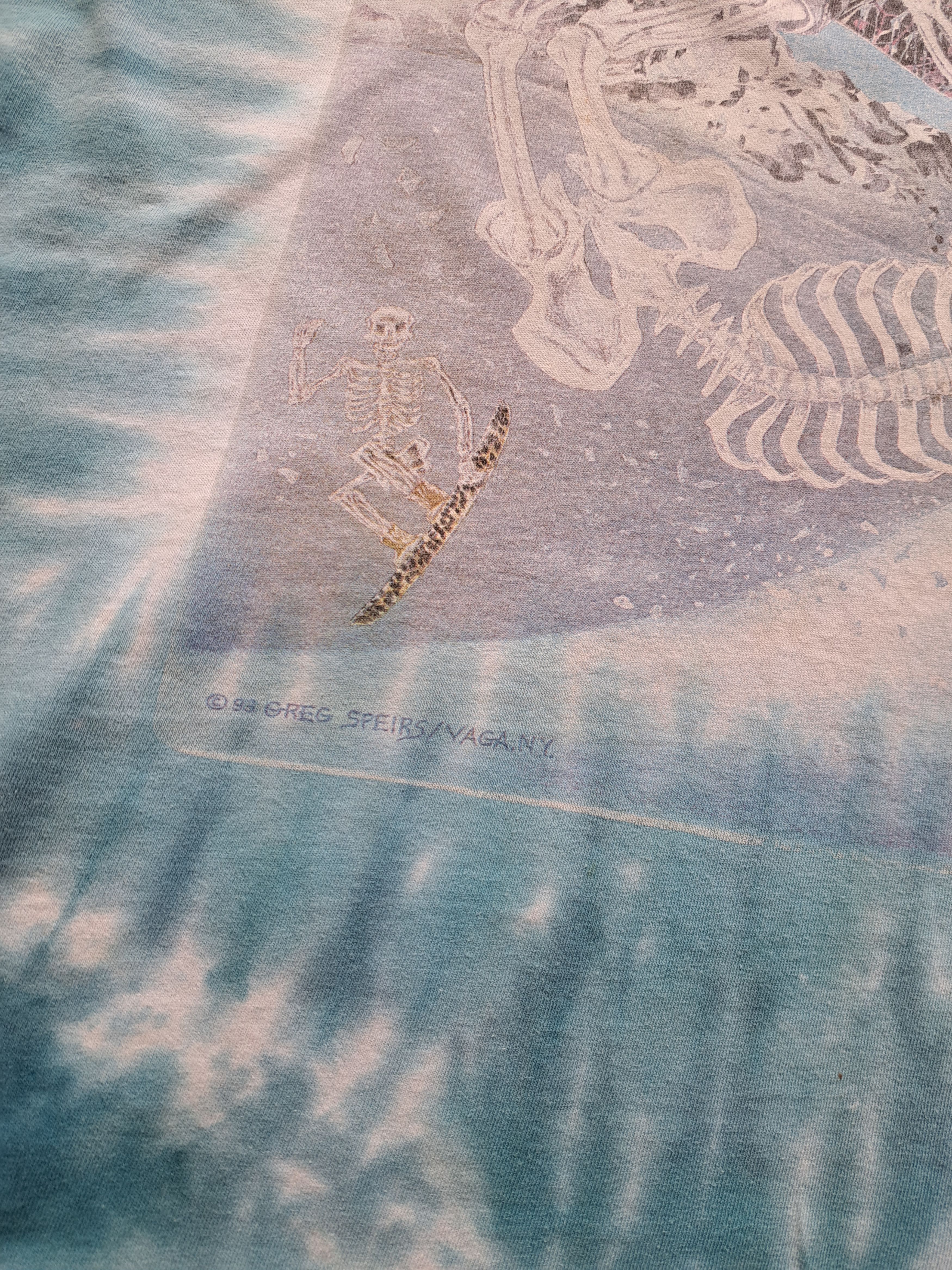 Band Tees × Vintage Vintage 1993 Greg Speirs Garateful Dead Snowboard T-Shirt Size US XL / EU 56 / 4 - 4 Thumbnail