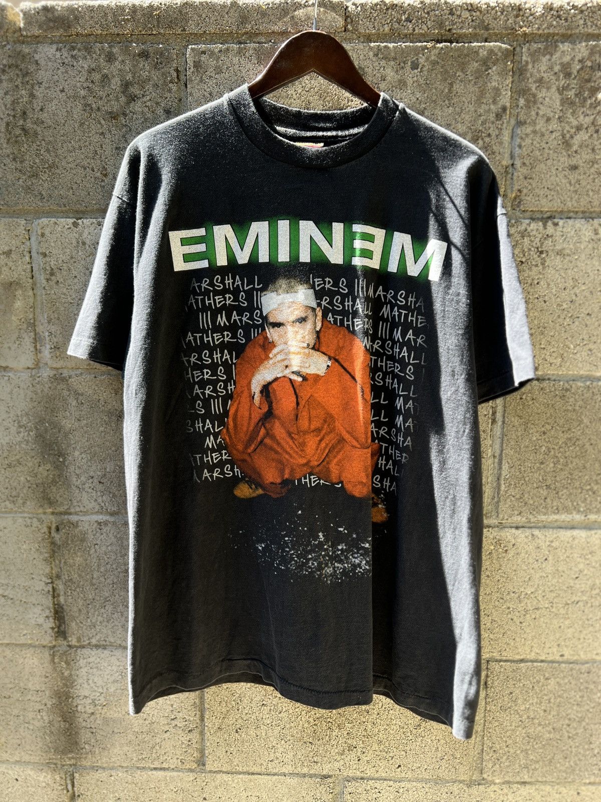 Vintage Rare 2000 Eminem Criminal Tour Single Stitch Tee Size US XL / EU 56 / 4 - 2 Thumbnail